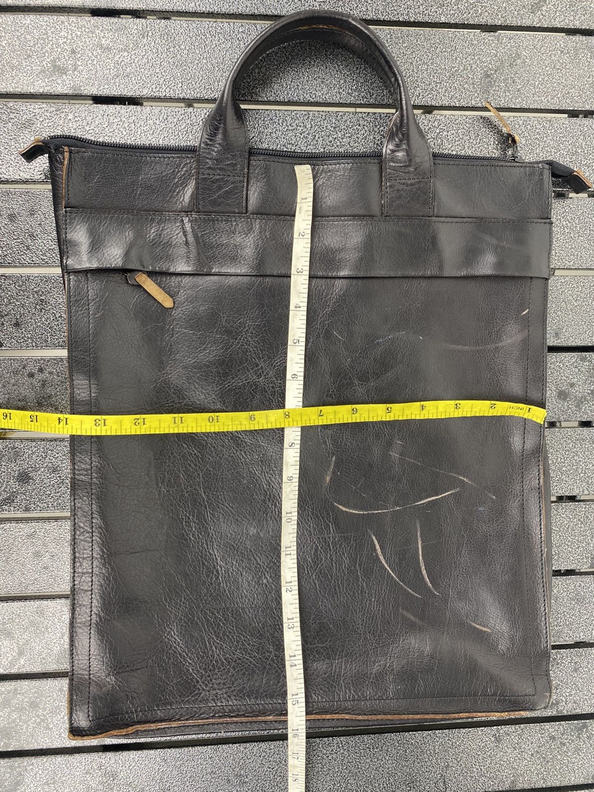 Tsumori Chisato 2000’s Tsumori Chisato Patina Leather Tote Bag Size ONE SIZE - 3 Thumbnail