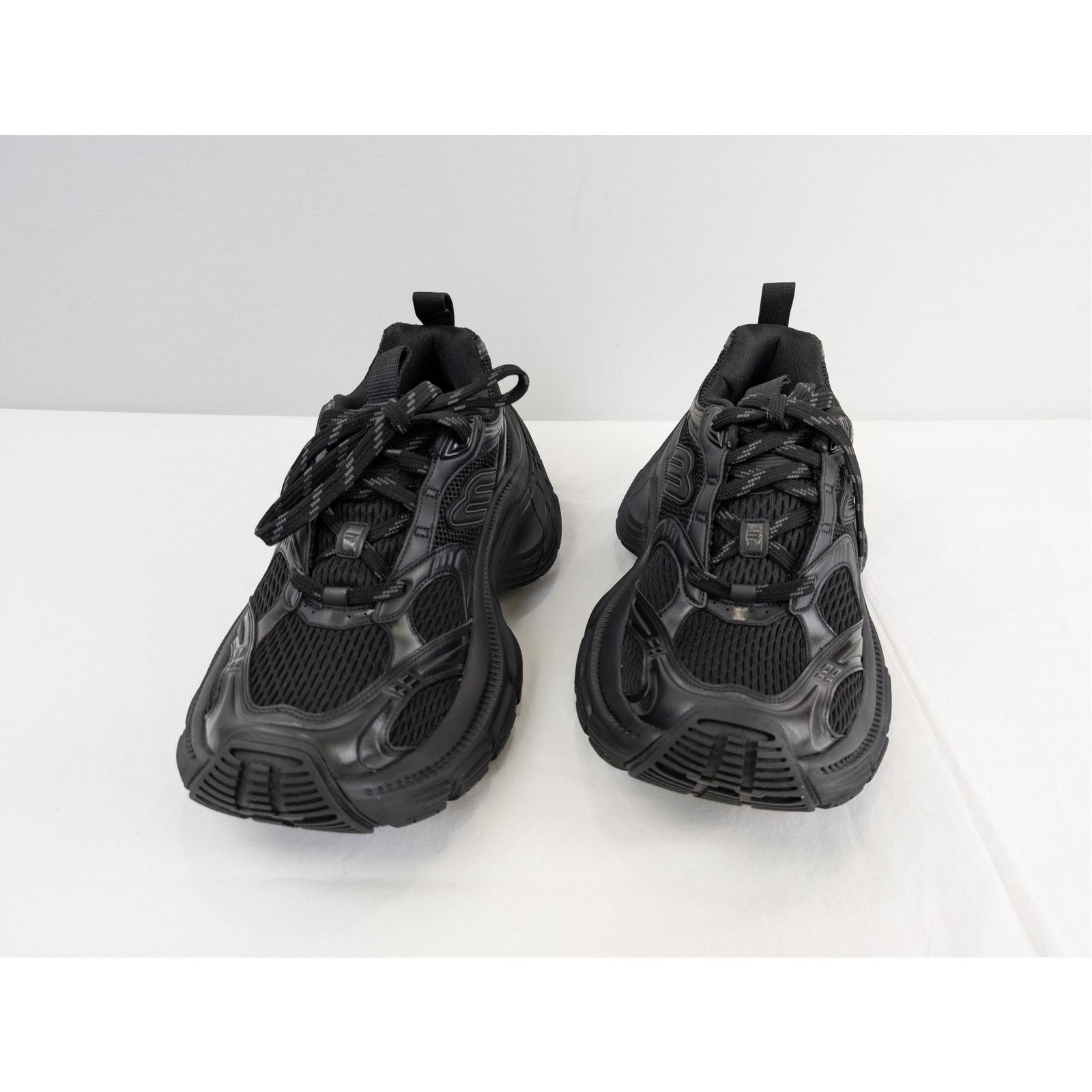 Balenciaga o1rshd1 Q:2 / 10XL Mesh Sneaker TPU PU Sneakers in Black Size US 12 / EU 45 - 8 Thumbnail