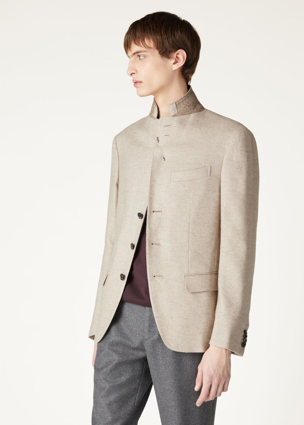 Loro Piana o1w1db10825 FAO6520 Torino Jacket in Beige Size US L / EU 52-54 / 3 - 4 Thumbnail