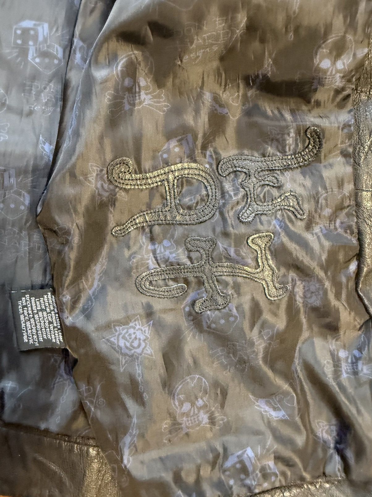 Ed Hardy Ed hardy vintage leather jacket Size US L / EU 52-54 / 3 - 9 Thumbnail