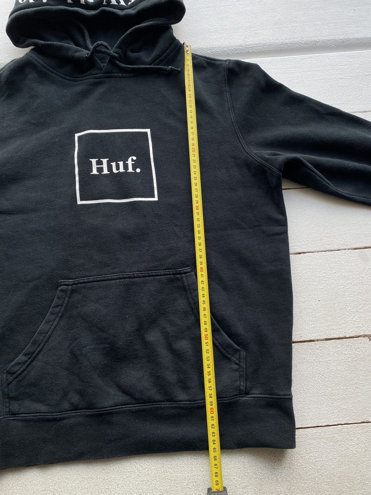 Huf × Vintage 🔥Hug Vntg Box Logo Faded Mens Skategang Hoodie Small Size US S / EU 44-46 / 1 - 13 Thumbnail