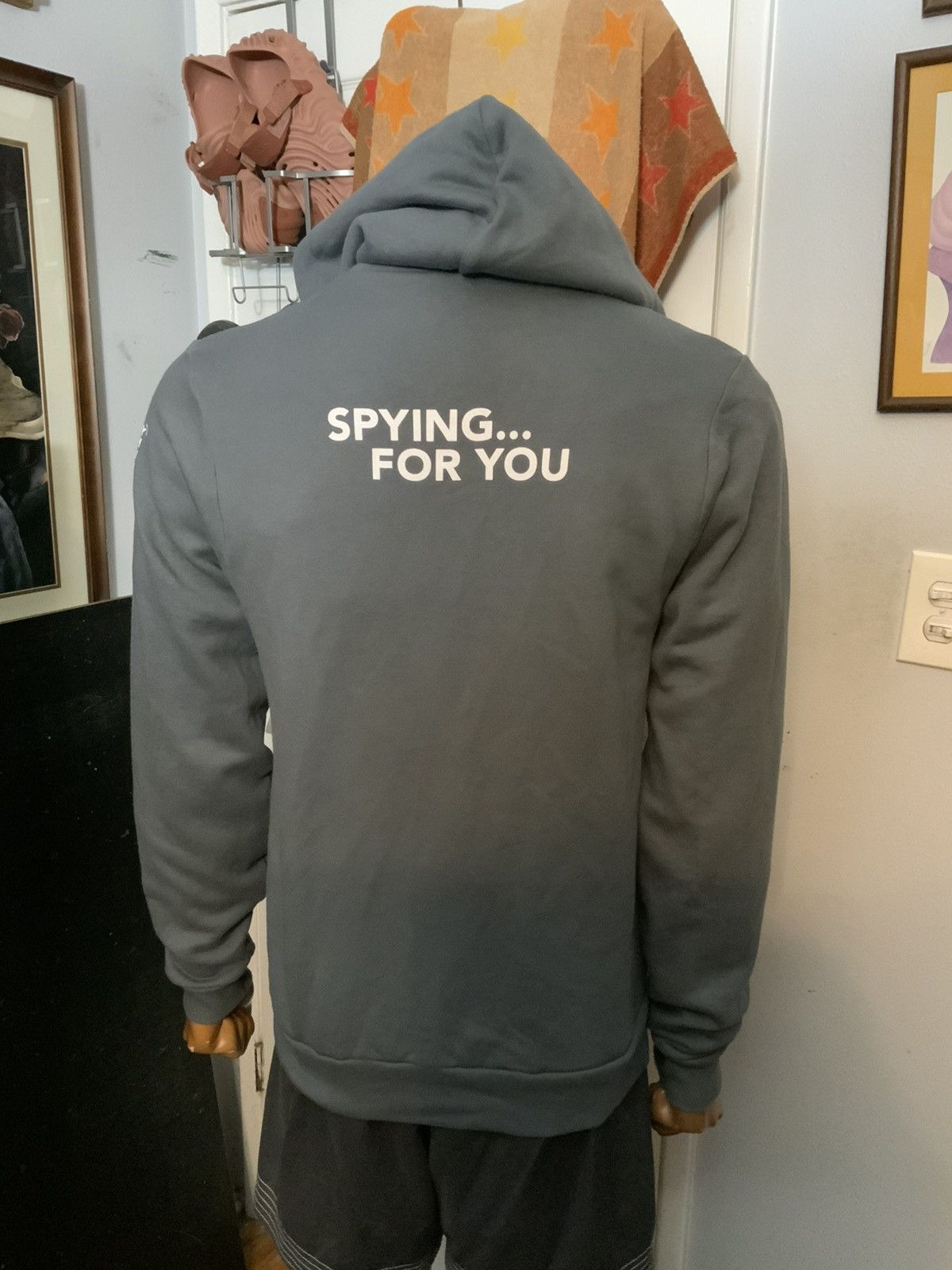 American Apparel Johnny English Reborn Movie Promo Spying On You Zip Hoodie Size US M / EU 48-50 / 2 - 14 Thumbnail