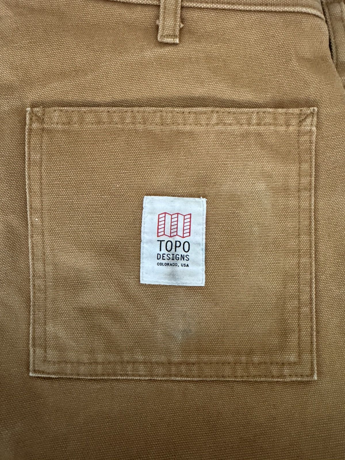 Topo Designs Cropped Topo Designs Duck Canvas Pants Size US 34 / EU 50 - 2 Thumbnail