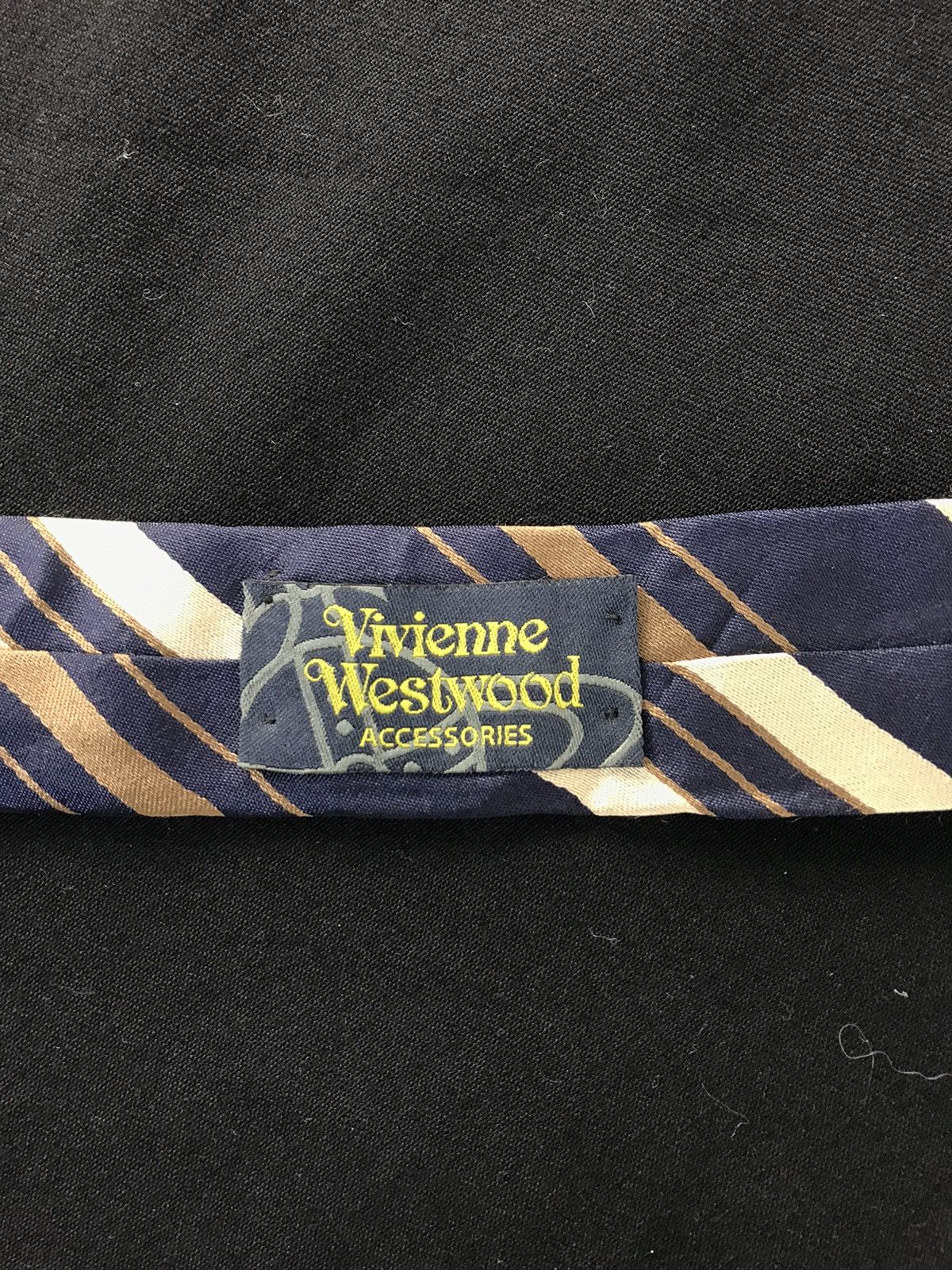 Designer × Vivienne Westwood Hype Vivienne Westwood Luxury Neck Tie Striped Design Size ONE SIZE - 4 Thumbnail