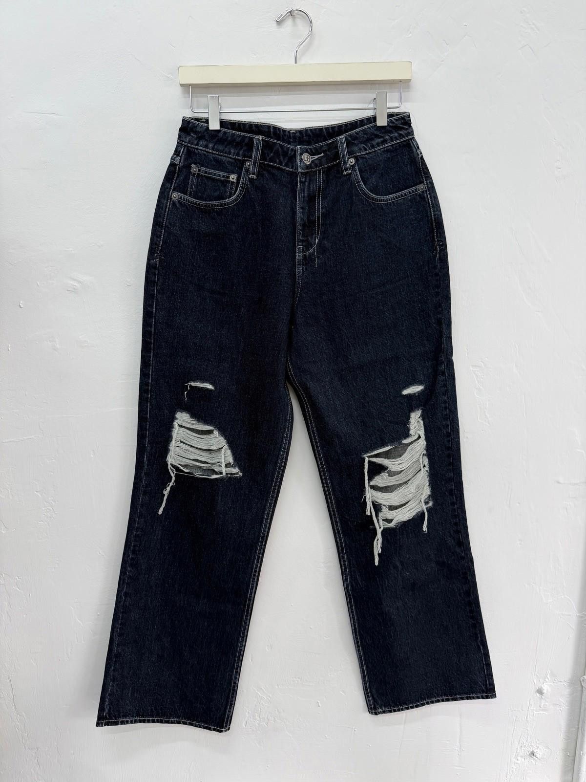Ksubi new ksubi womens denim jeans low rider trashed blue 26 8 Size 27" / US 4 / IT 40 - 1 Thumbnail