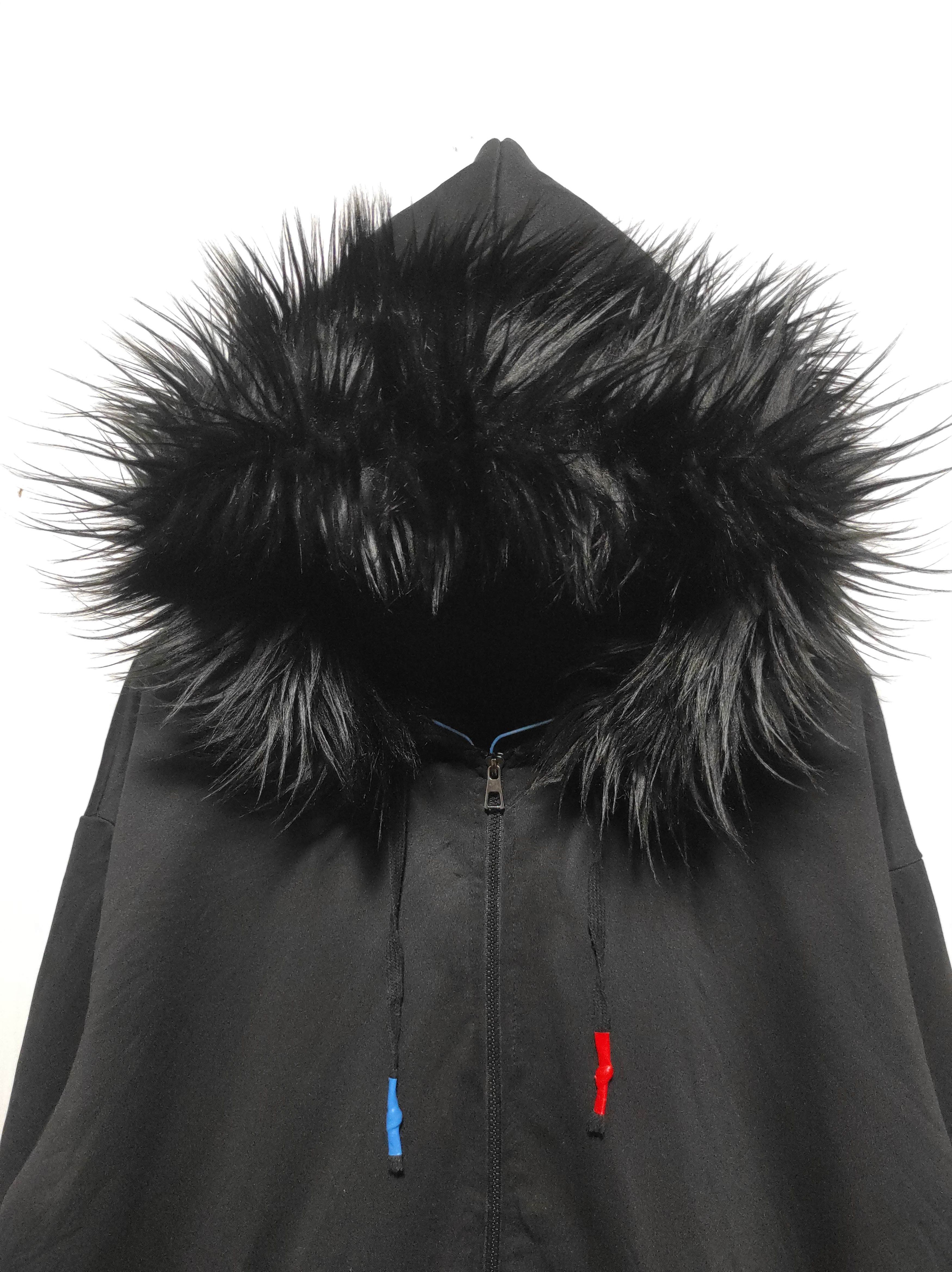 Hysteric Glamour Black Zipper Fur Hoodie LGB IfSixWasNine style Size US L / EU 52-54 / 3 - 2 Thumbnail