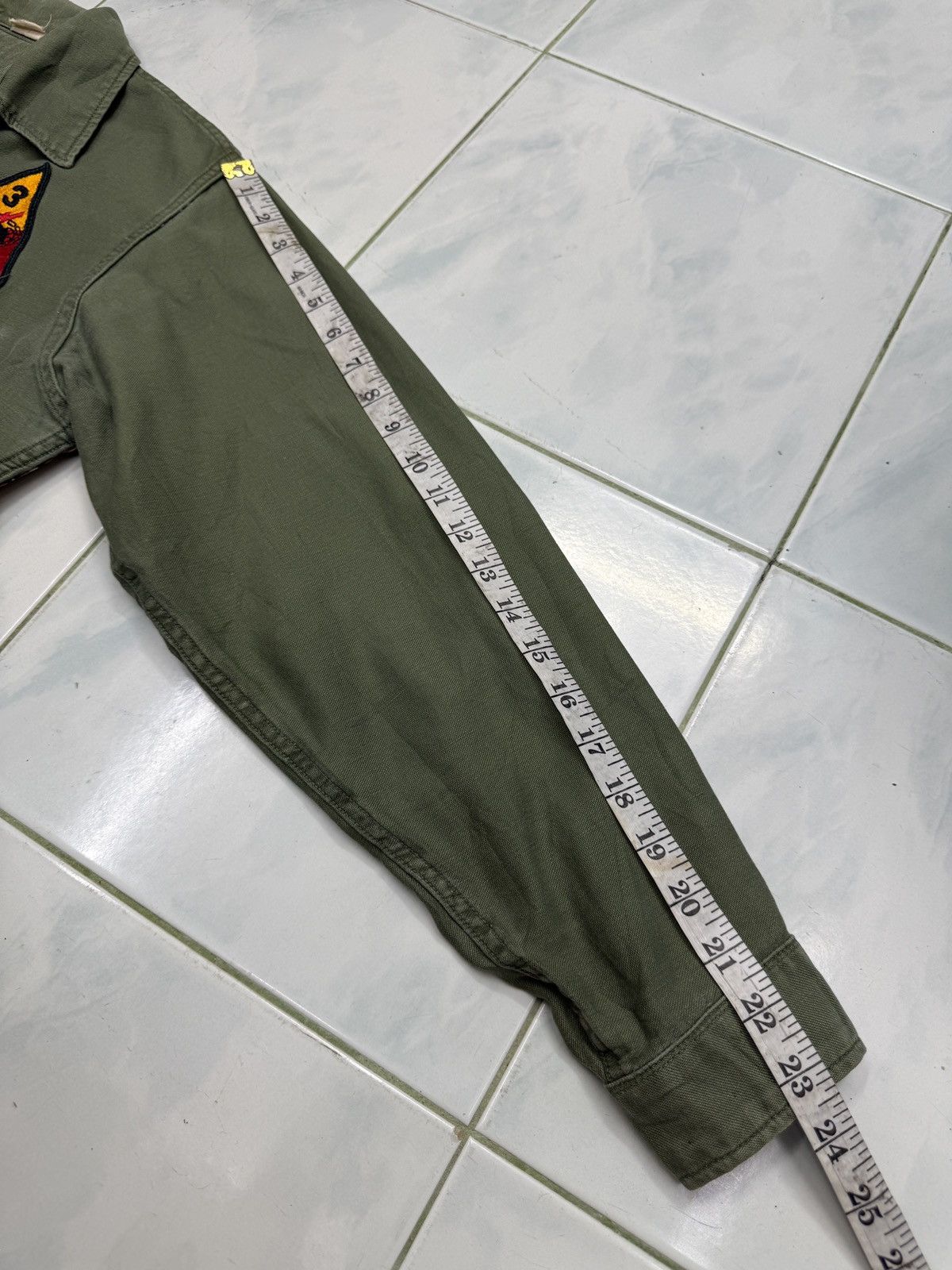 Vintage 🔥🔥🔥ARCHIVE VTG US ARMY OG 107 REWORK SHIRTS Size US M / EU 48-50 / 2 - 15 Thumbnail