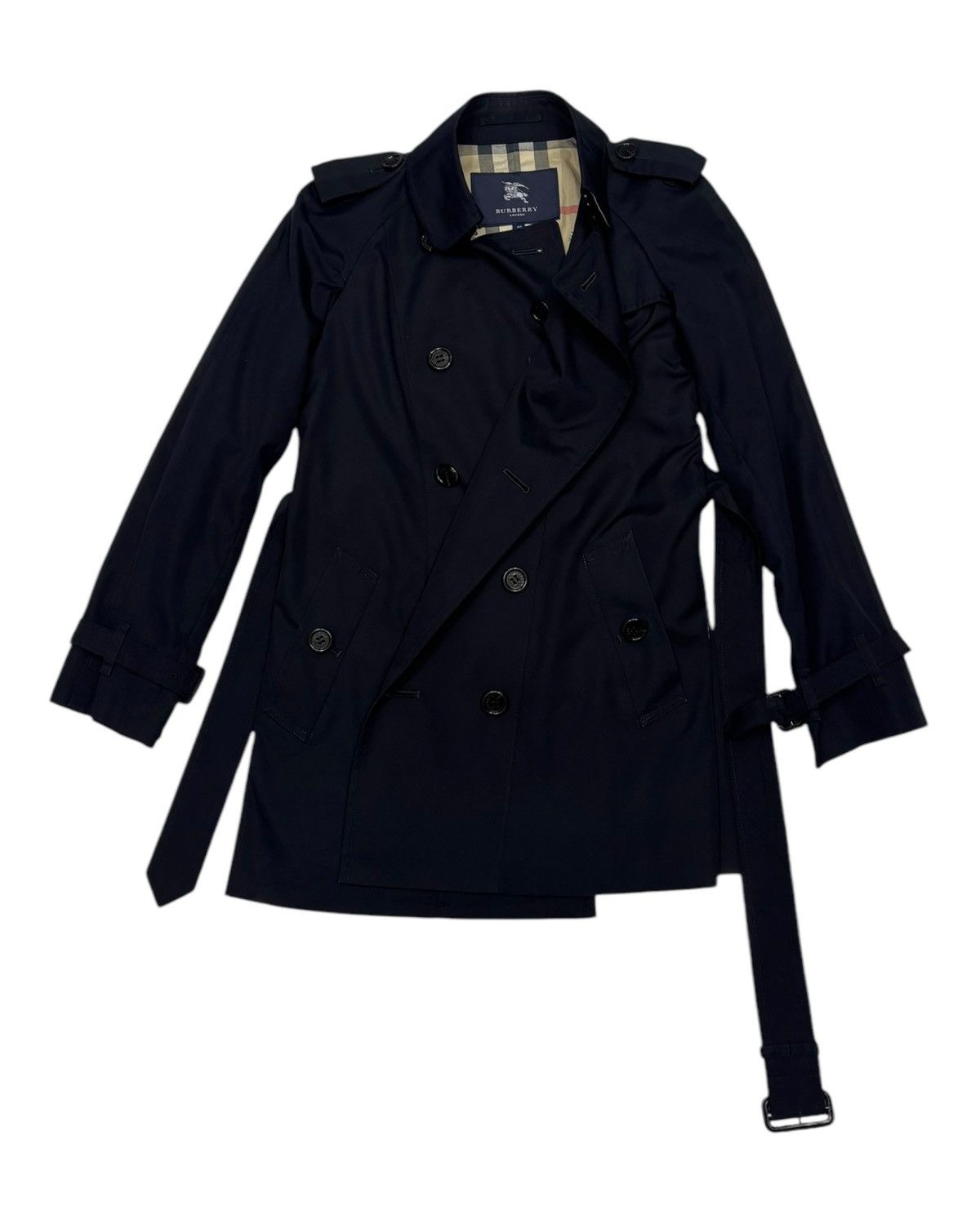 Burberry 🔥BURBERRY KENSINGTON DOUBLE BREASTED TRENCH COAT BELTED Size S / US 4 / IT 40 - 1 Thumbnail