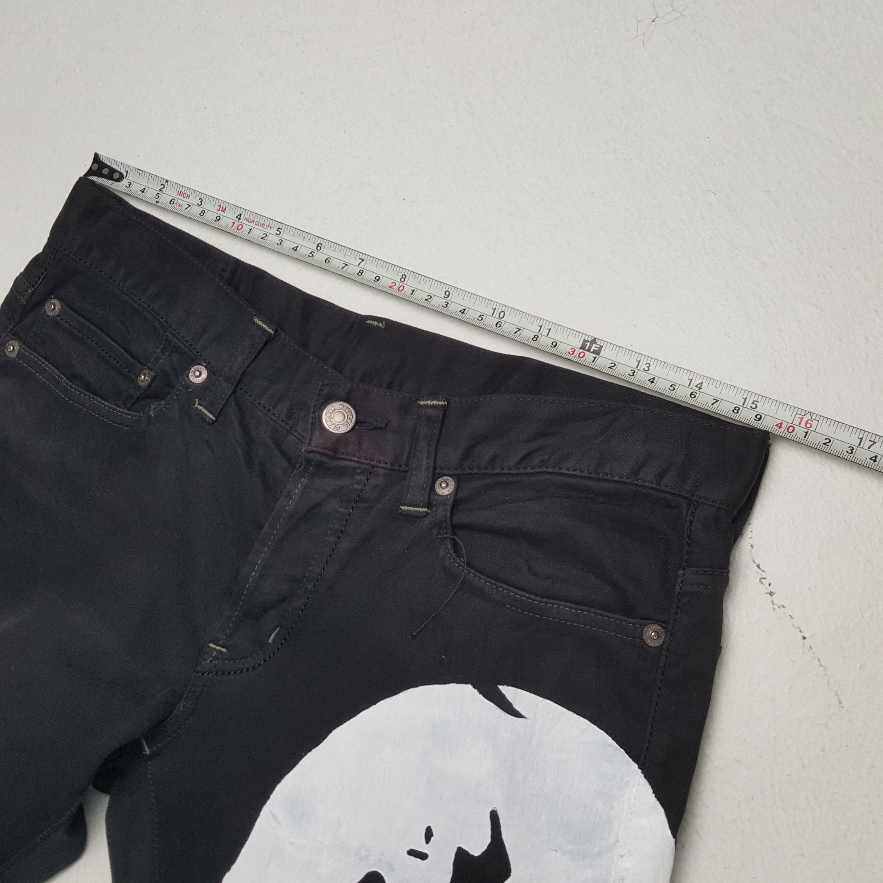 Hysteric Glamour × Japanese Brand × Vintage HYSTERIC GLAMOUR Japanese Brand Custom Art Jeans Size 31" - 7 Thumbnail