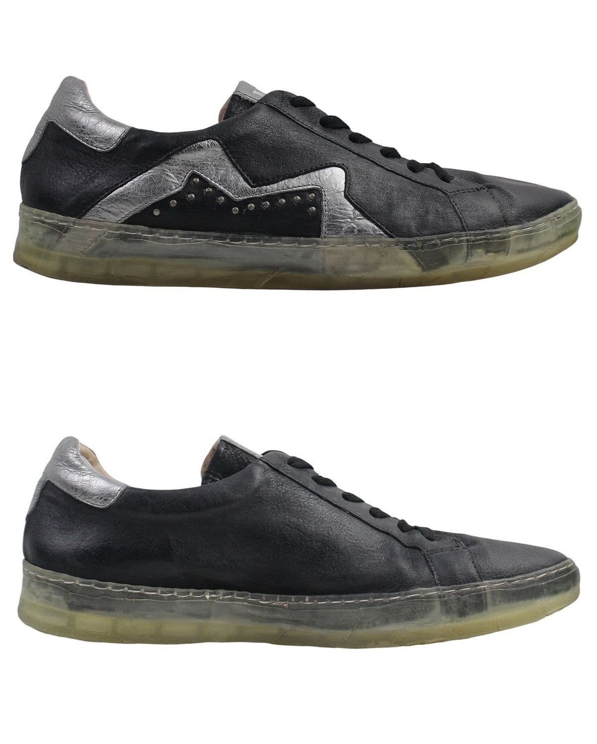 A.S.98 2010S A.S.98 MONTAGNA BLACK LEATHER SNEAKERS Size US 9 / EU 42 - 2 Thumbnail