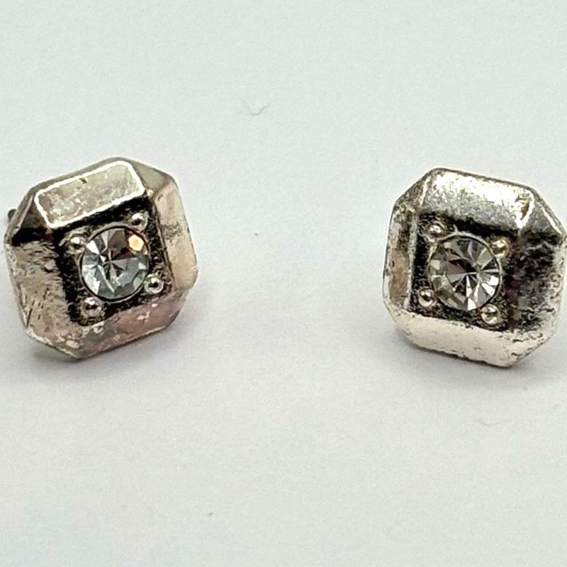 Other Silver Crystal Earrings Size ONE SIZE - 2 Thumbnail