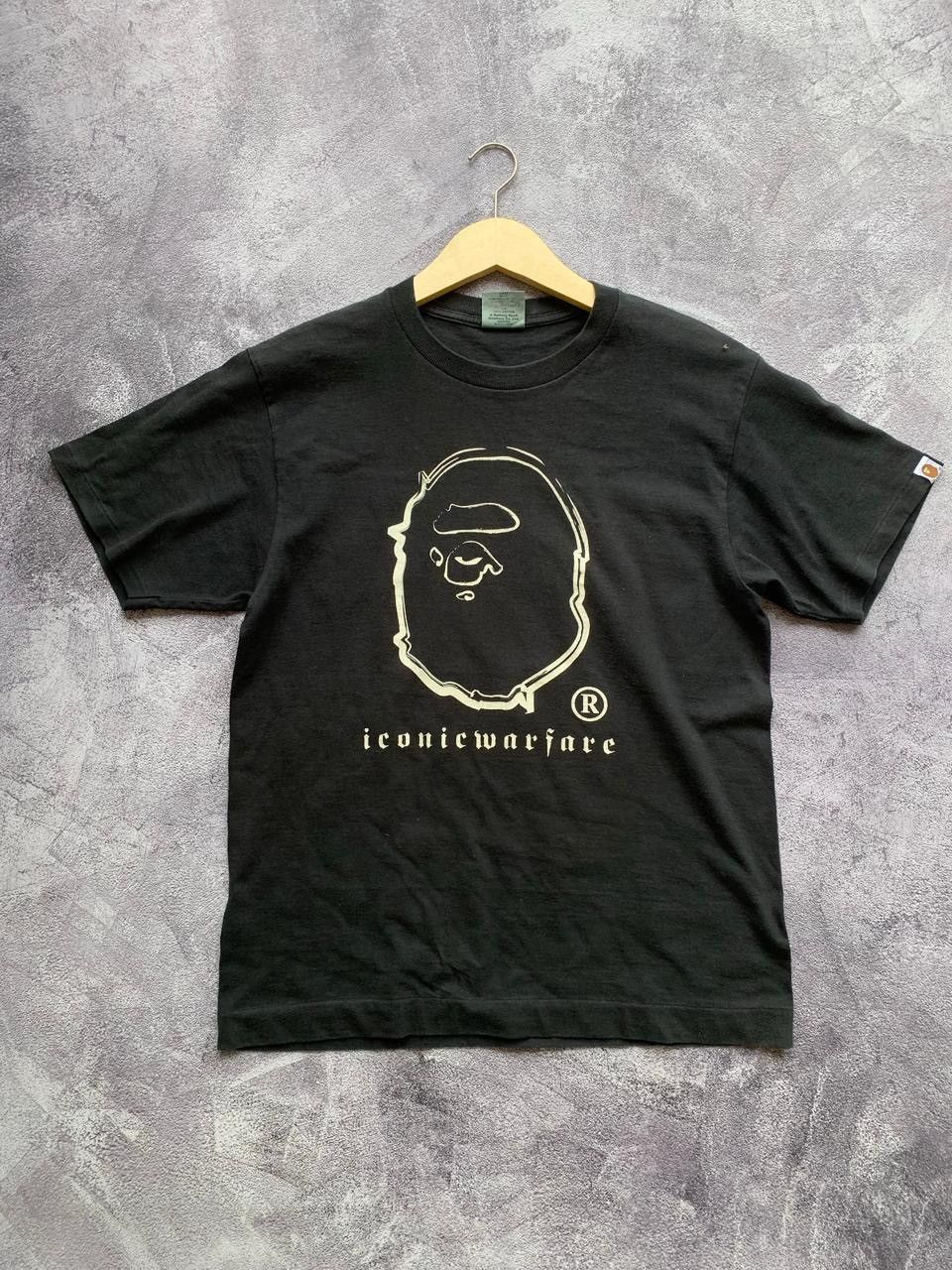 Bape Vintage 90s Bathing Ape x iconic Warfare Big Head Logo Size US M / EU 48-50 / 2 - 1 Thumbnail