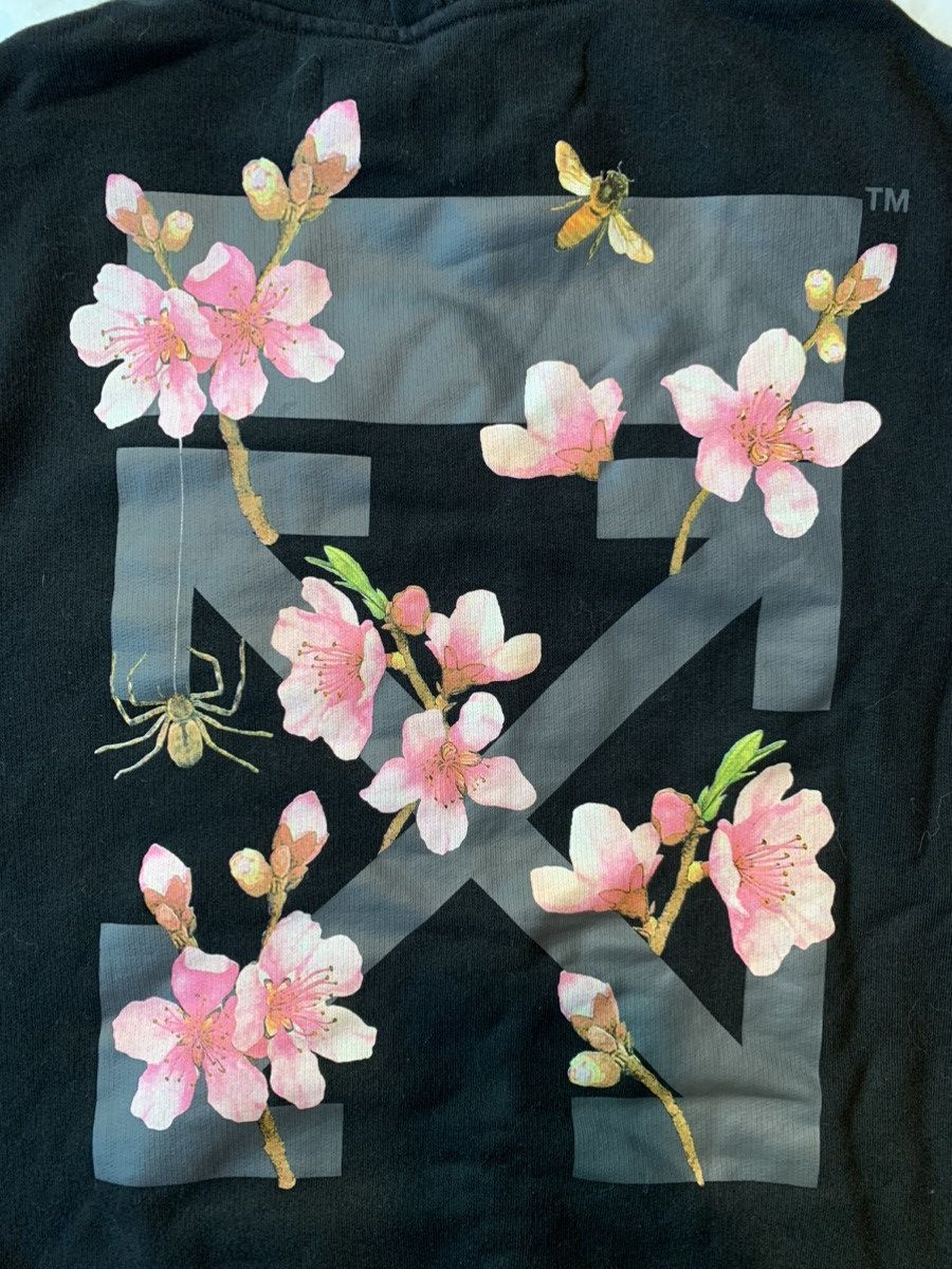 Off-White OFF-WHITE Floral Hoodie Size US XS / EU 42 / 0 - 7 Thumbnail
