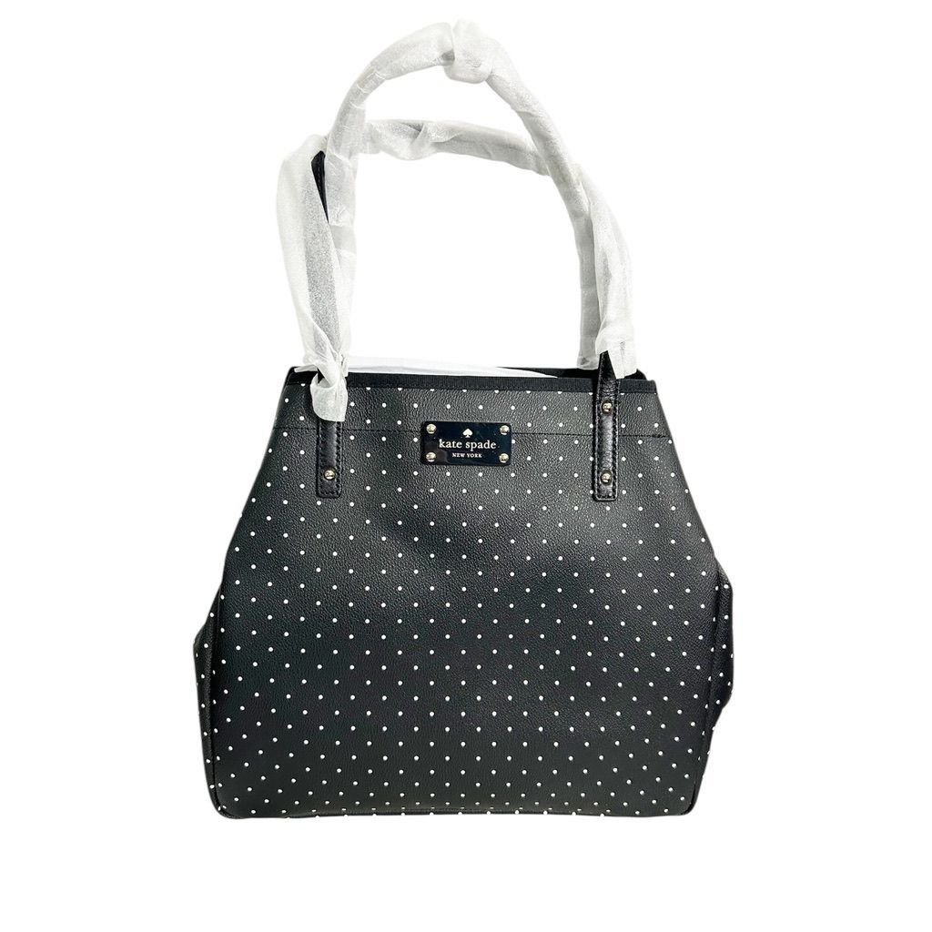 Kate Spade Kate Spade Sidney Kennywood Polka Dot Bag in Black/White - N Size ONE SIZE - 2 Thumbnail