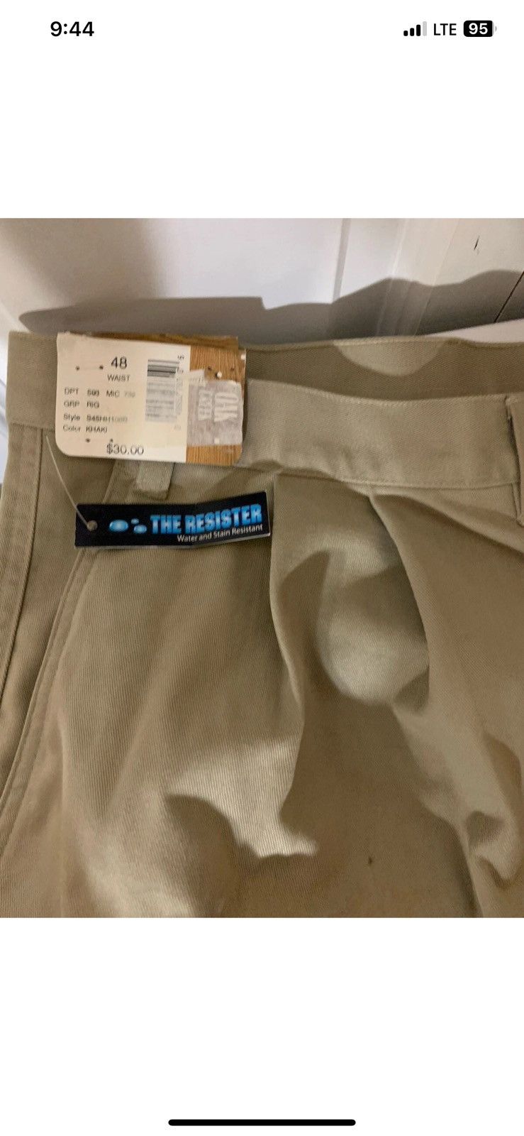 Other Oak Creek Shorts Mens Size 48 Big Tan Beige New Easy Care Size US 44 / EU 60 - 7 Thumbnail