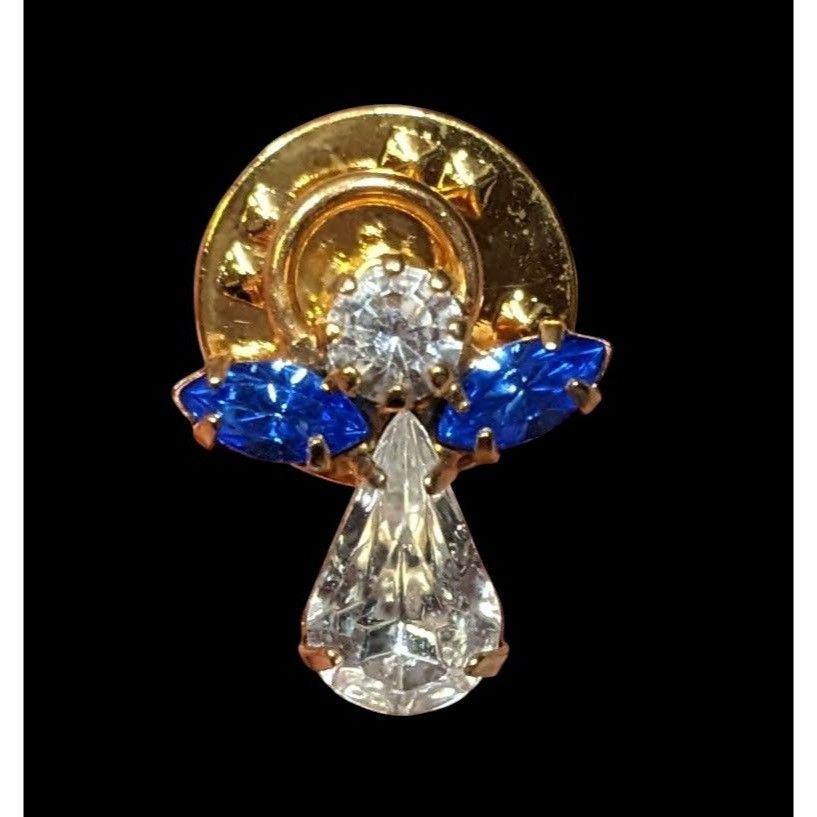 Other Vintage September Birthday Angel Lapel Pin Size ONE SIZE - 1 Thumbnail