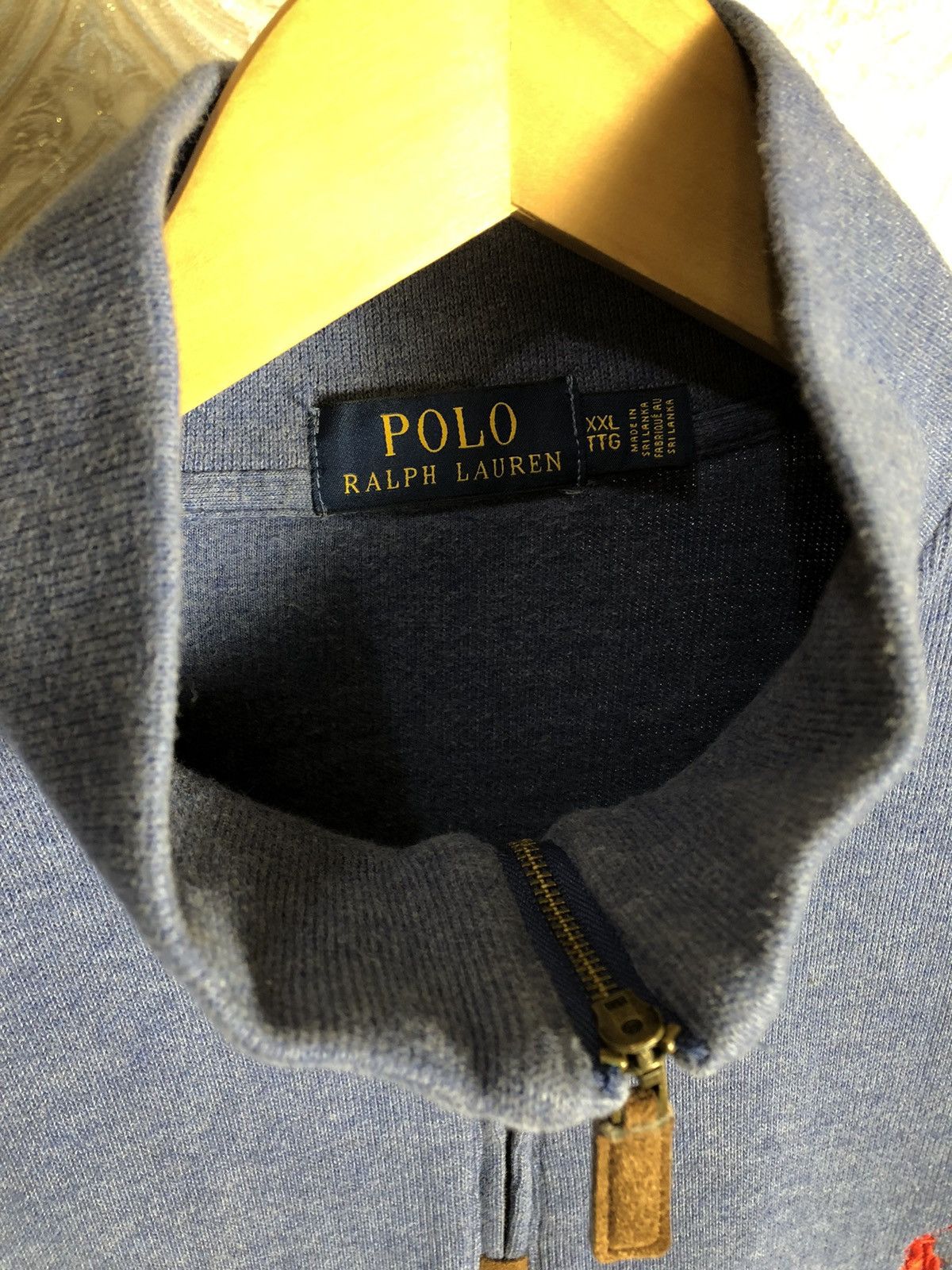 Polo Ralph Lauren VINTAGE POLO RALPH LAUREN 1/3 ZIP SWEATER CASUAL CLASSIC 90s Size US XL / EU 56 / 4 - 3 Thumbnail