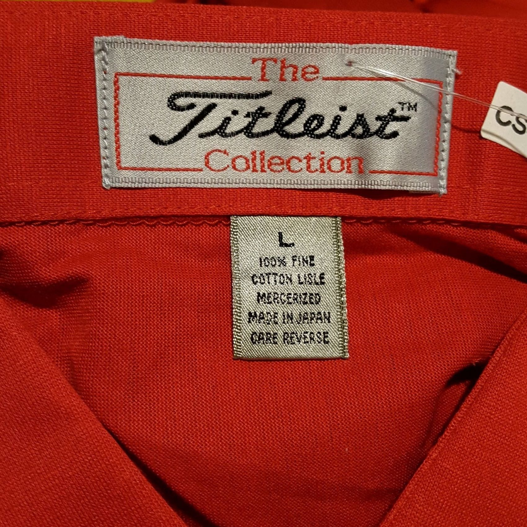 Titleist VINTAGE Titleist Polo Shirt Mens Red Short Sleeve Collar Pullover Button 90s Golf Shirt Size US L / EU 52-54 / 3 - 8 Thumbnail