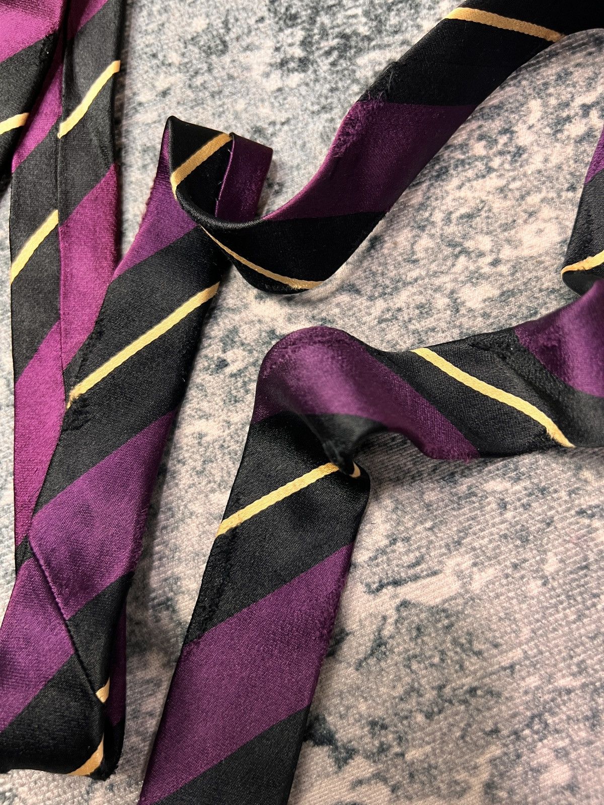 Mastermind Japan Mastermind Japan Distressed Silk Tie Size ONE SIZE - 6 Thumbnail