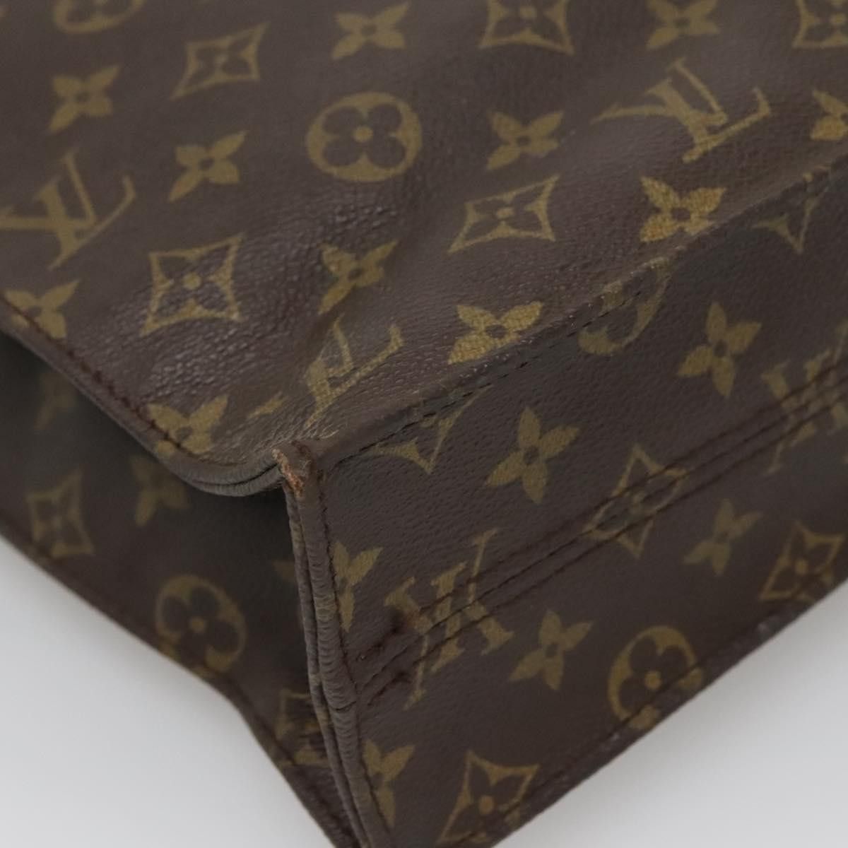 Louis Vuitton LOUIS VUITTON Monogram Sac Plat Hand Bag M51140 Size ONE SIZE - 13 Thumbnail