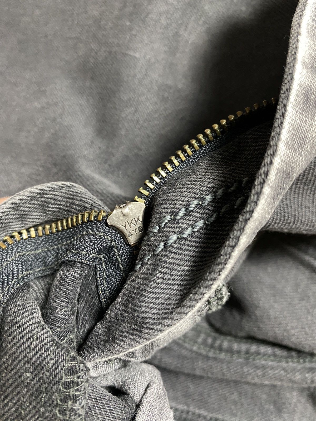 Japanese Brand Nonnative selvedge Japan black skinny biker jeans Size US 30 / EU 46 - 8 Thumbnail