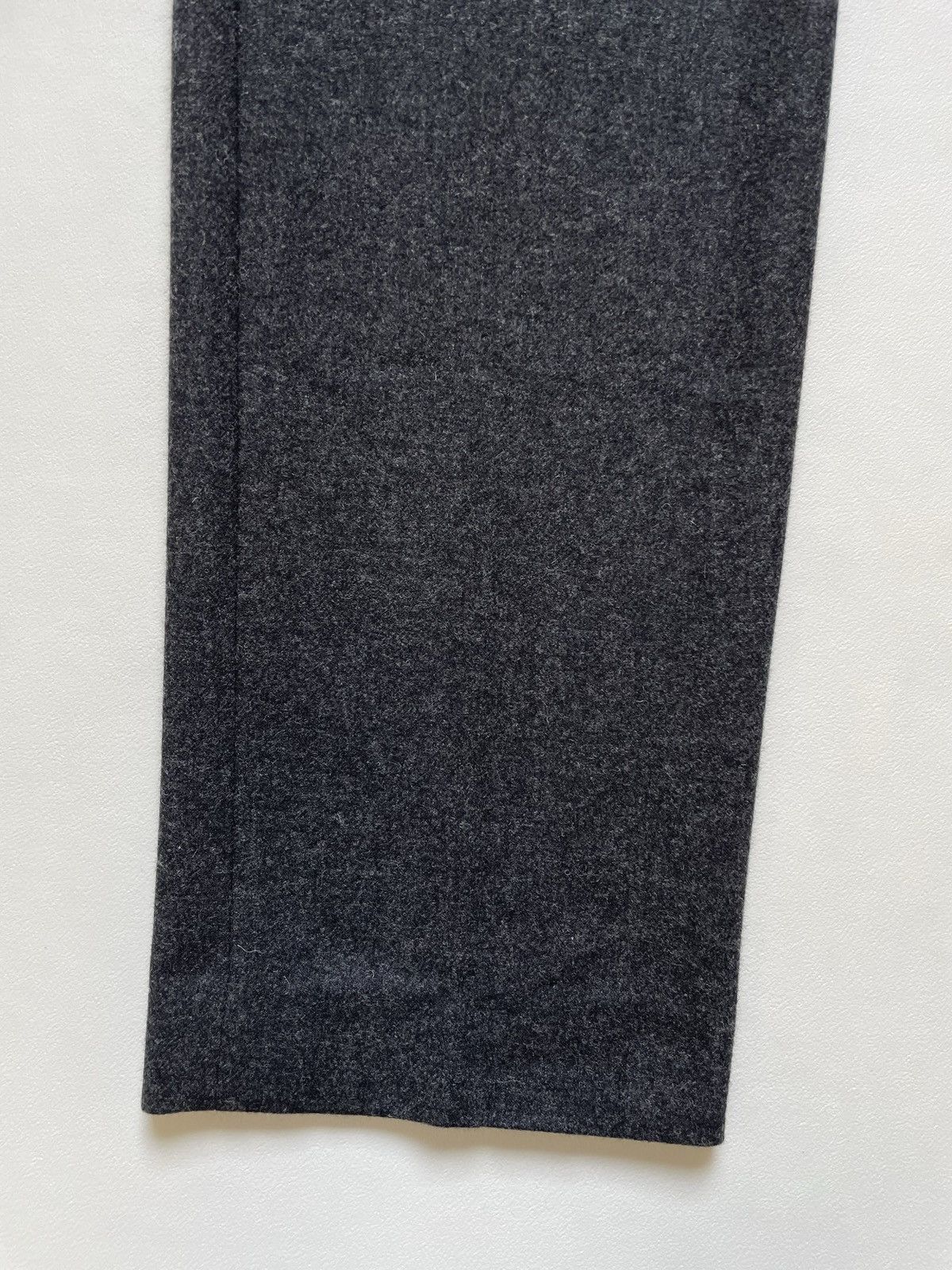 Dries Van Noten Gray Wool Drawstring Waist Trousers Size US 34 / EU 50 - 11 Thumbnail