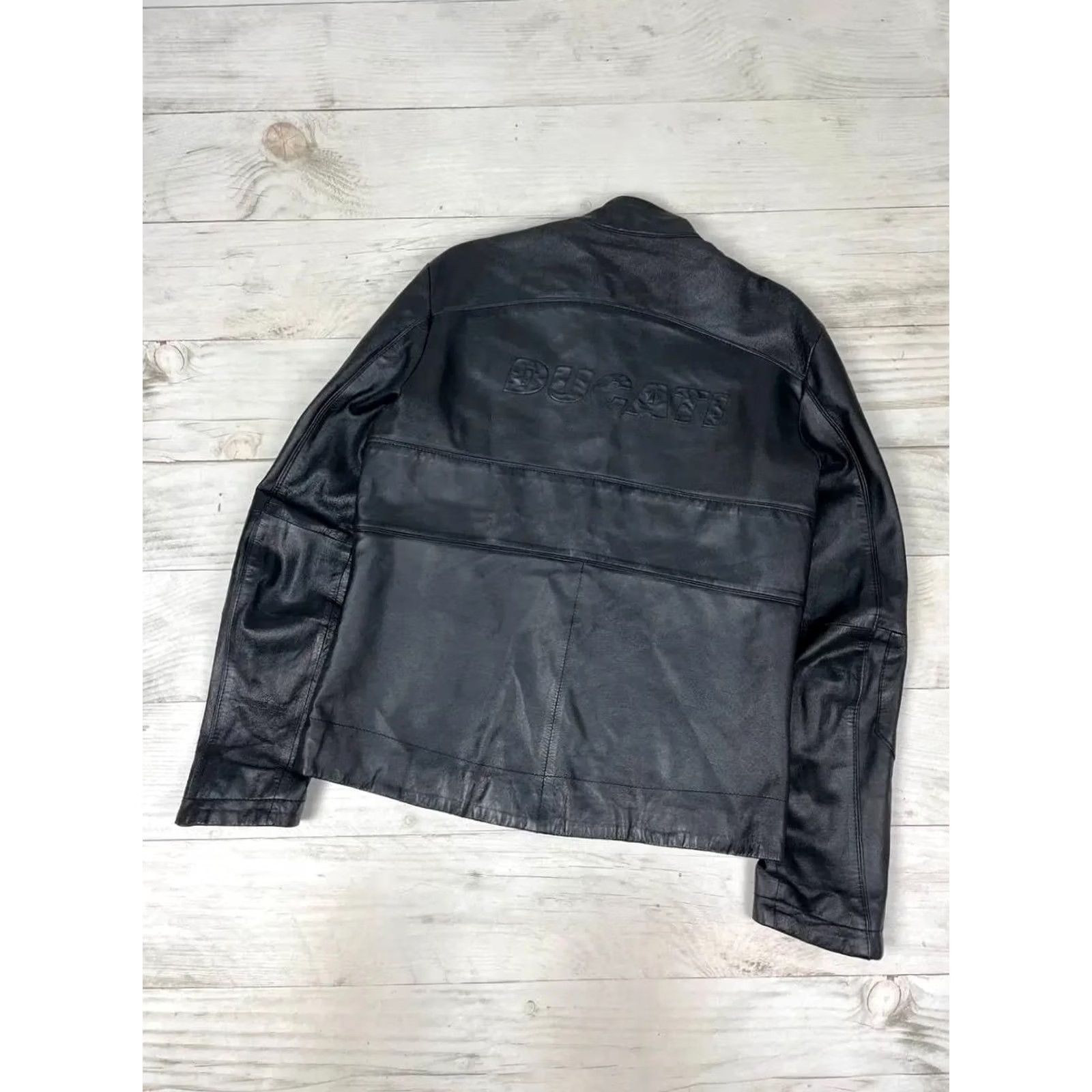 Puma PUMA Motorcycle Jacket Leather Big Logo Racing Moto Bike Y2K Men Size M Black Size US M / EU 48-50 / 2 - 3 Thumbnail