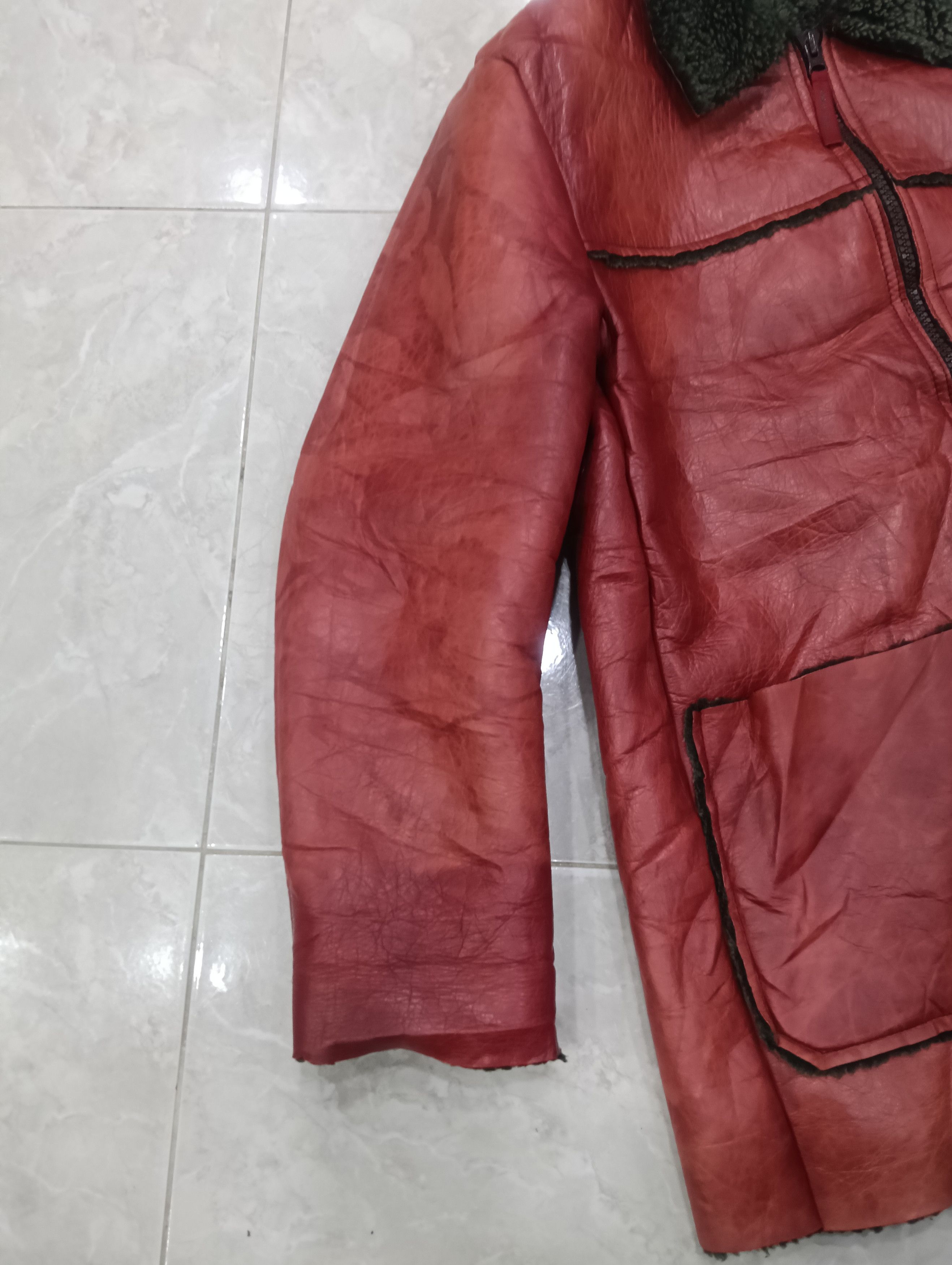 291295=Homme Great Shearling Leather Jacket By 291295=Homme Size US XL / EU 56 / 4 - 7 Thumbnail