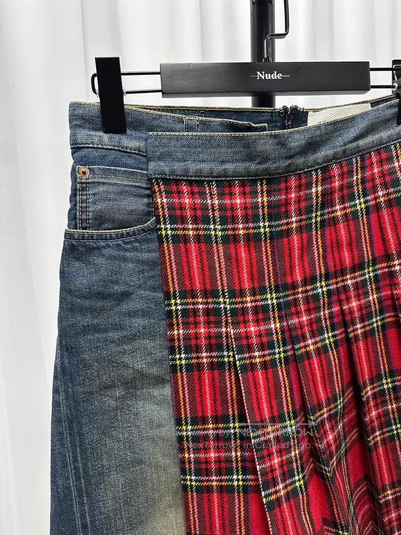 Junya Watanabe JUNYA WATANABE size XS Patchwork Skirt Size 23" - 2 Thumbnail