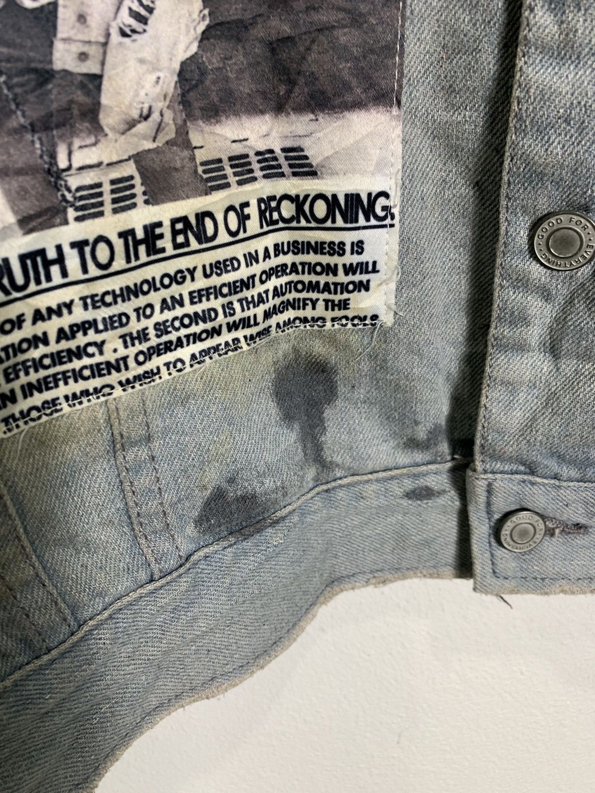 Japanese Brand Jungle Storm Distressed denim jacket Size US L / EU 52-54 / 3 - 6 Thumbnail