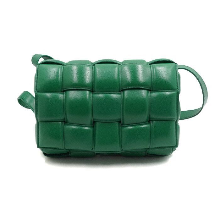Bottega Veneta Green Intrecciato Padded Cassette Crossbody Bag Size ONE SIZE - 1 Thumbnail
