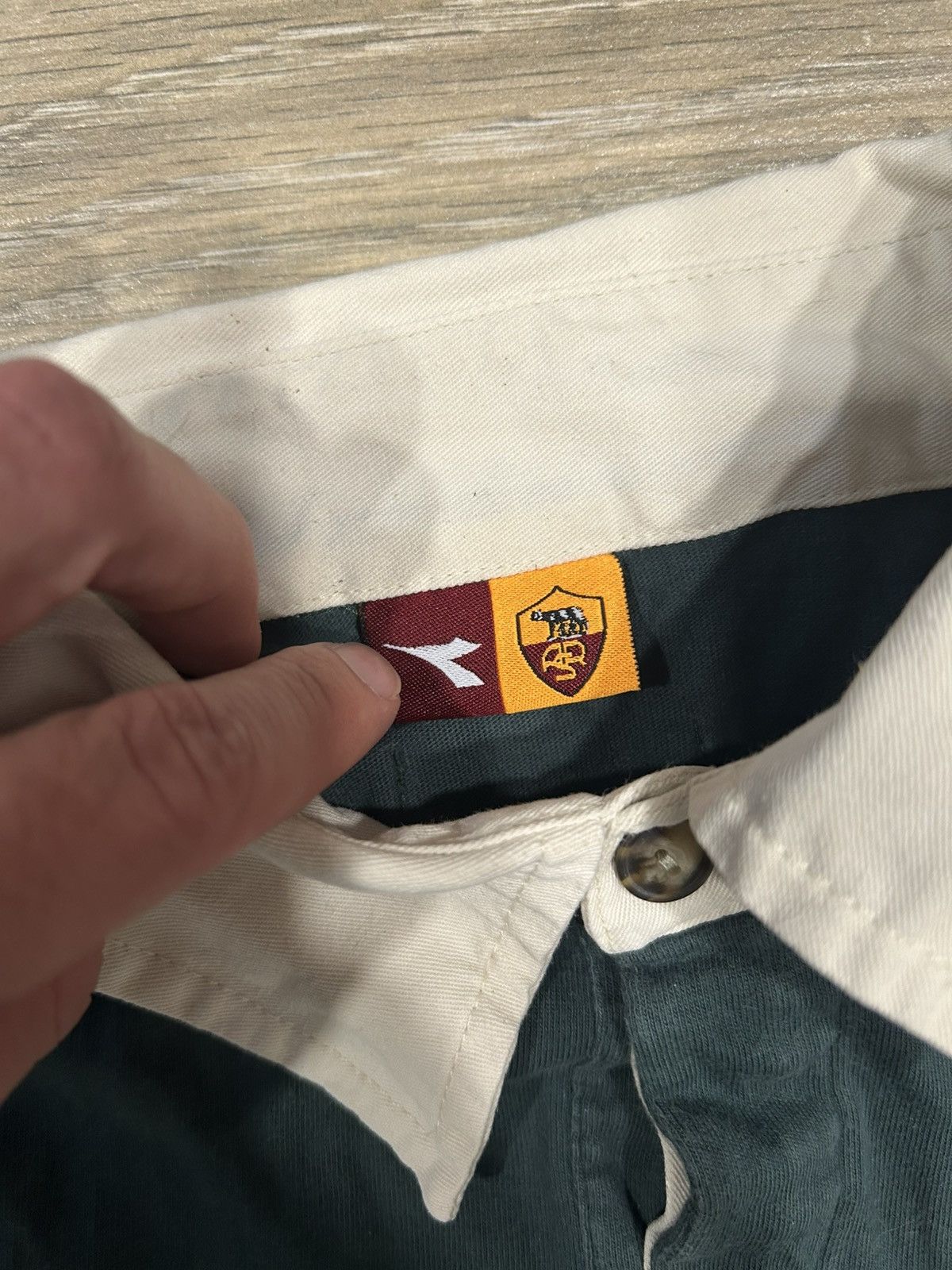 Diadora Diadora rugby style polo collard shirt Size US XL / EU 56 / 4 - 3 Thumbnail
