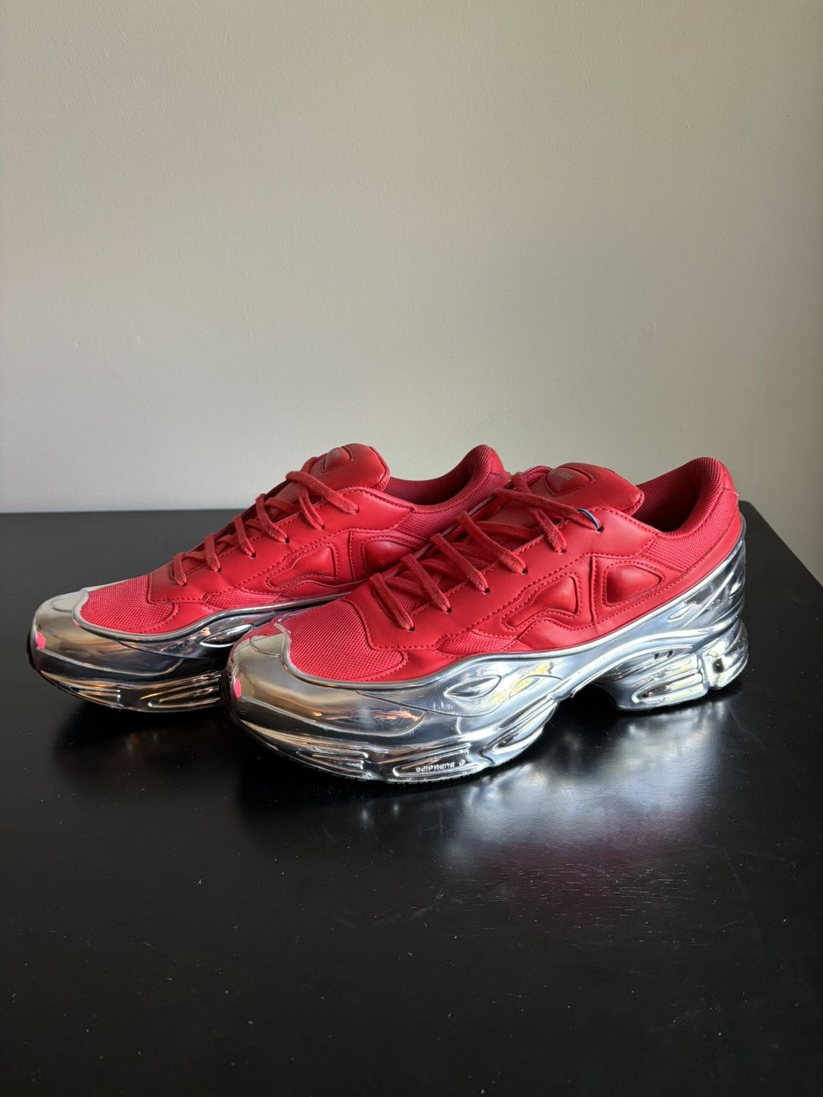adidas Raf Simons Ozweego Red Silver Metallic