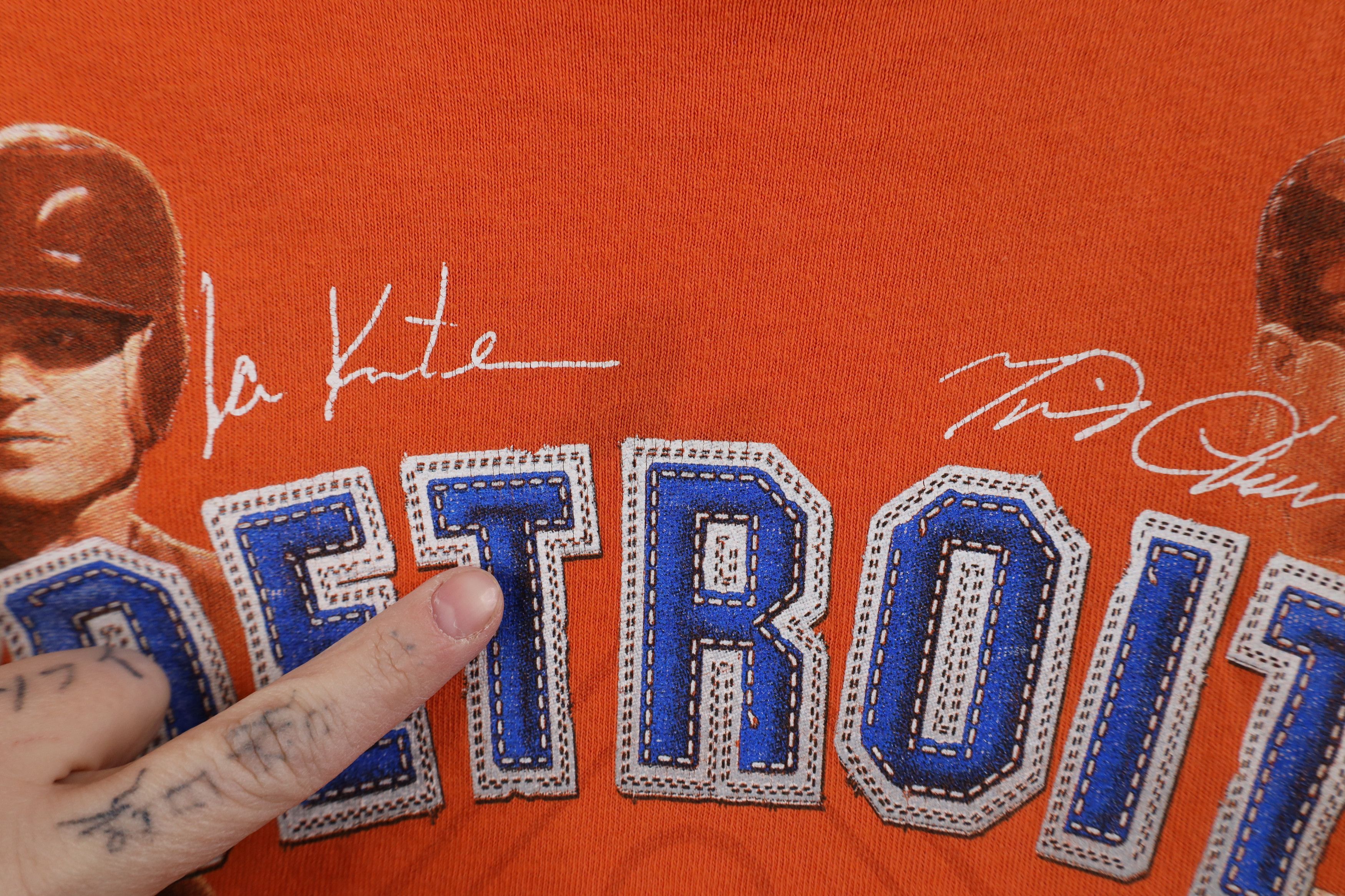 Vintage Vintage Y2K Scherzer Cabrera Detroit Tigers Baseball T-Shirt Size US XL / EU 56 / 4 - 5 Thumbnail
