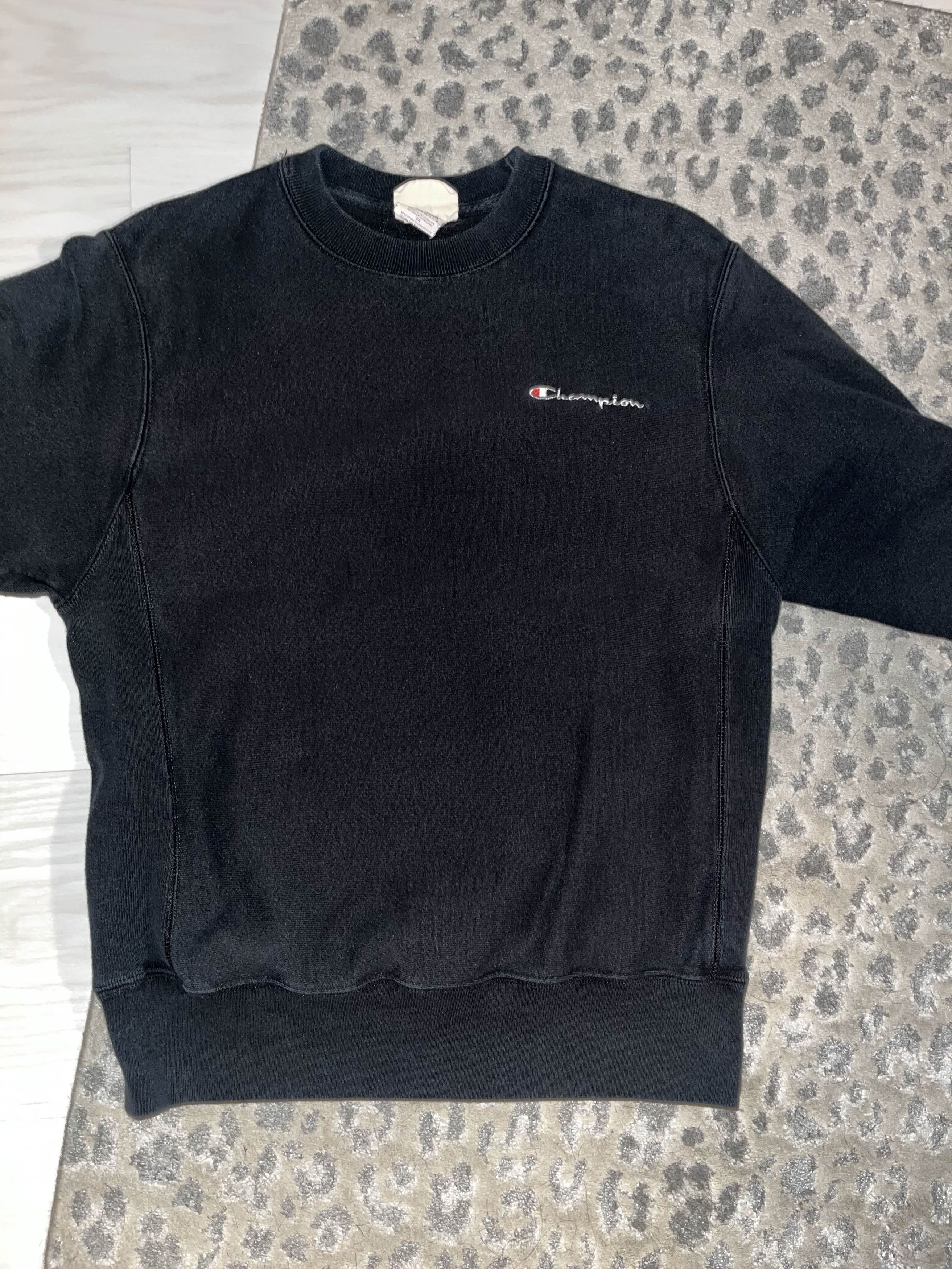 Champion Black Champion Reverse Weave Sweatshirt Size US S / EU 44-46 / 1 - 2 Thumbnail