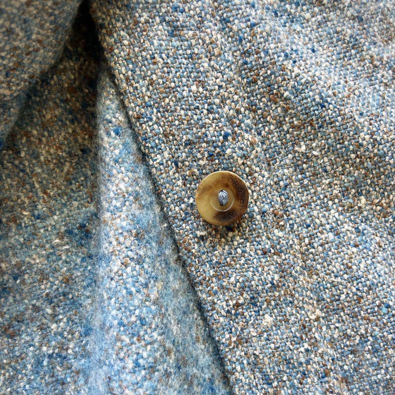 Loro Piana LORO PIANA Bluish gray tweed shirt jacket Size XXL / US 16-18 / IT 52-54 - 5 Thumbnail
