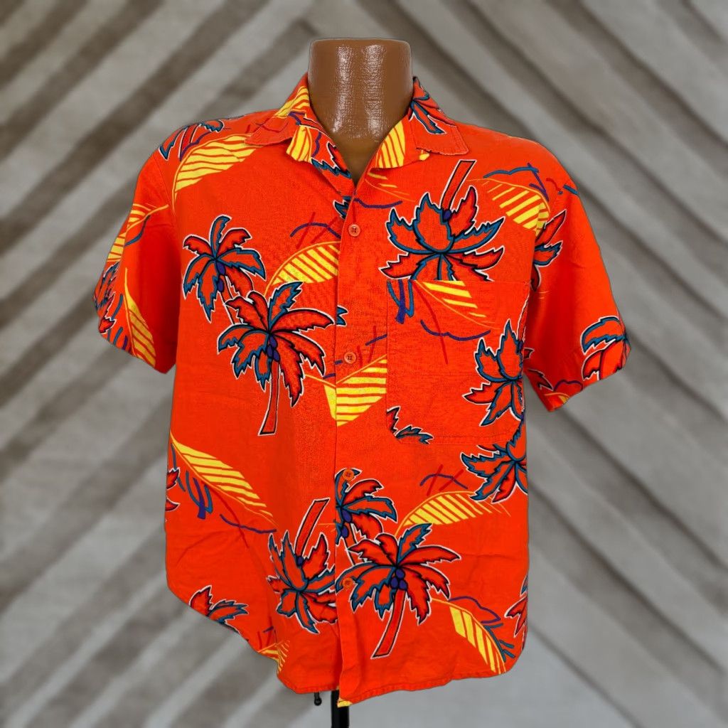 Ocean Pacific VINTAGE Ocean Pacific Shirt Mens S Geometric Lightweight 80s 90s Beach Hawaiian Sailboat Cotton Button-Up - wait Size US S / EU 44-46 / 1 - 1 Thumbnail