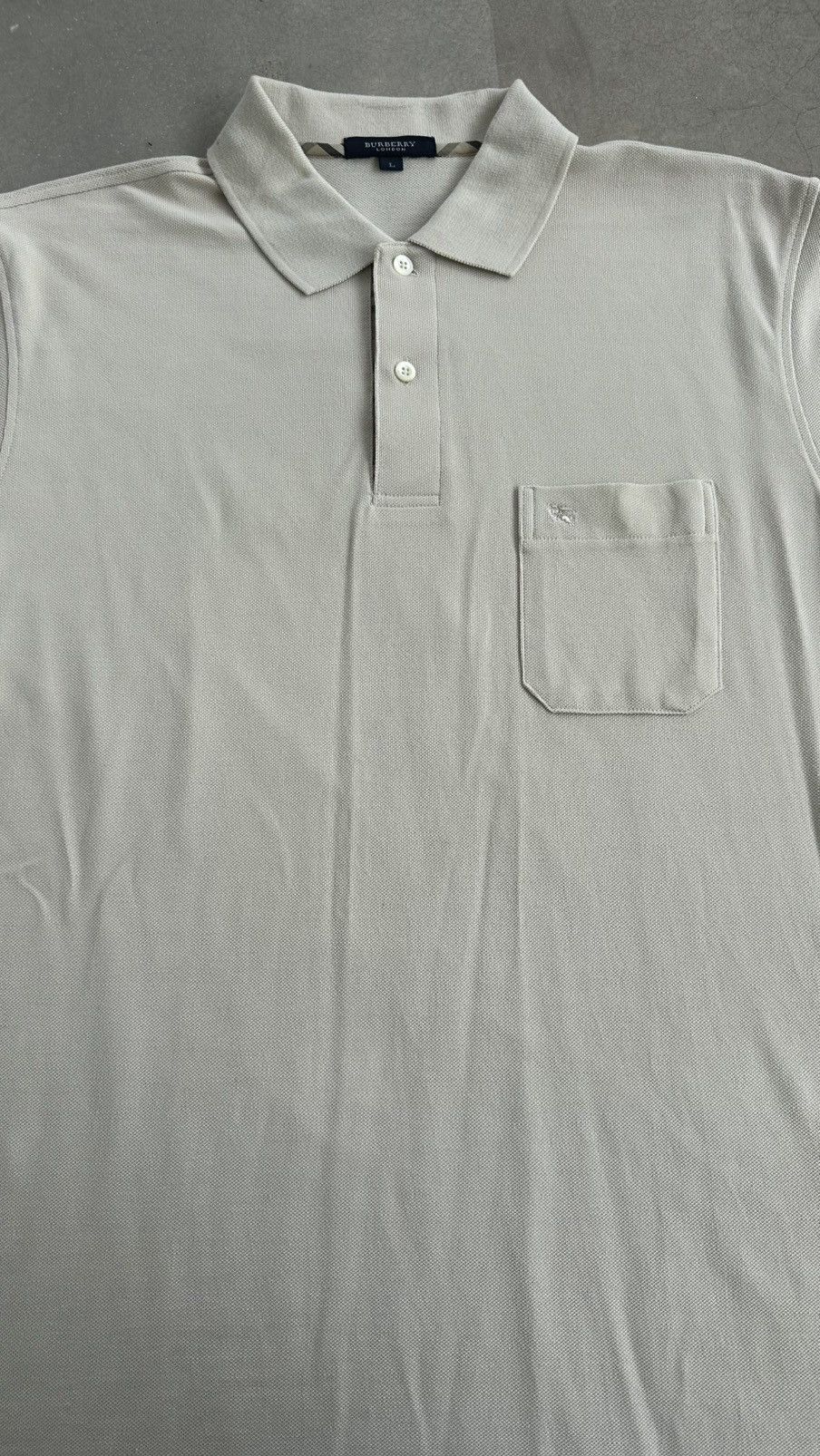 Burberry × Vintage VINTAGE BURBERRY POLO TEE Size US L / EU 52-54 / 3 - 2 Thumbnail