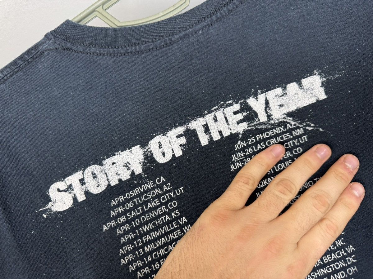 Band Tees Vintage 2008 Story Of The Year Distressed T-shirt Size US M / EU 48-50 / 2 - 19 Thumbnail