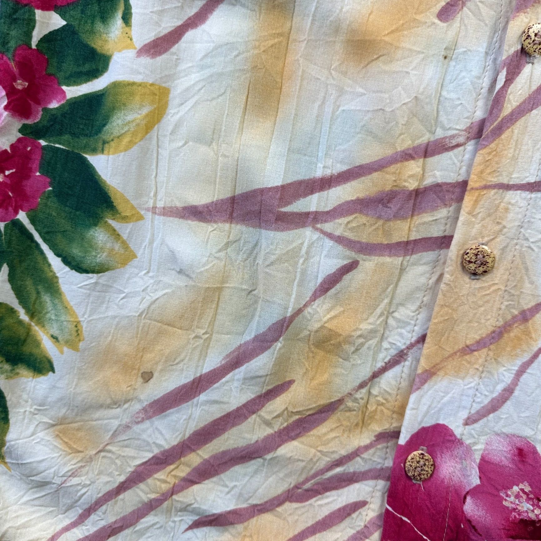 Jams World VINTAGE Jams World Shirt Mens Medium Hibiscus Button Up Hawaiian Size US M / EU 48-50 / 2 - 5 Thumbnail