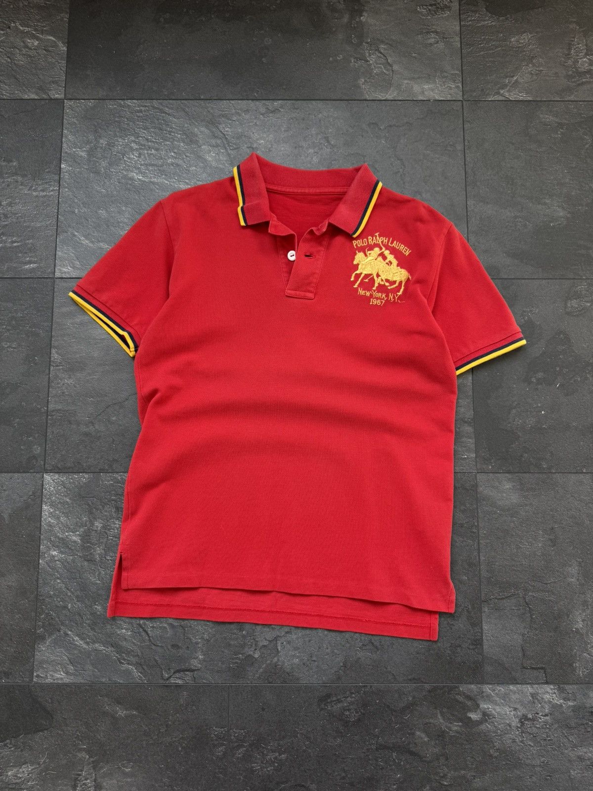 Polo Ralph Lauren × Vintage Vintage polo Ralph Lauren big pony polo tee Size US S / EU 44-46 / 1 - 1 Thumbnail