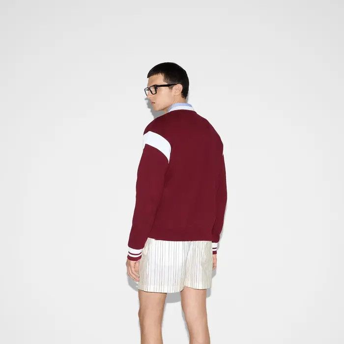 Gucci o1loc1c1125 806170 Embroidered Cotton Jersey Sweatshirt Size US S / EU 44-46 / 1 - 5 Thumbnail