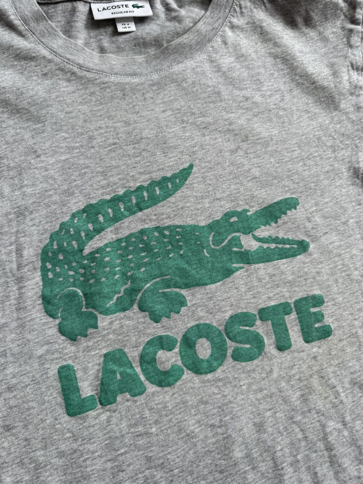 Lacoste Lacoste big logo tee Size US M / EU 48-50 / 2 - 2 Thumbnail