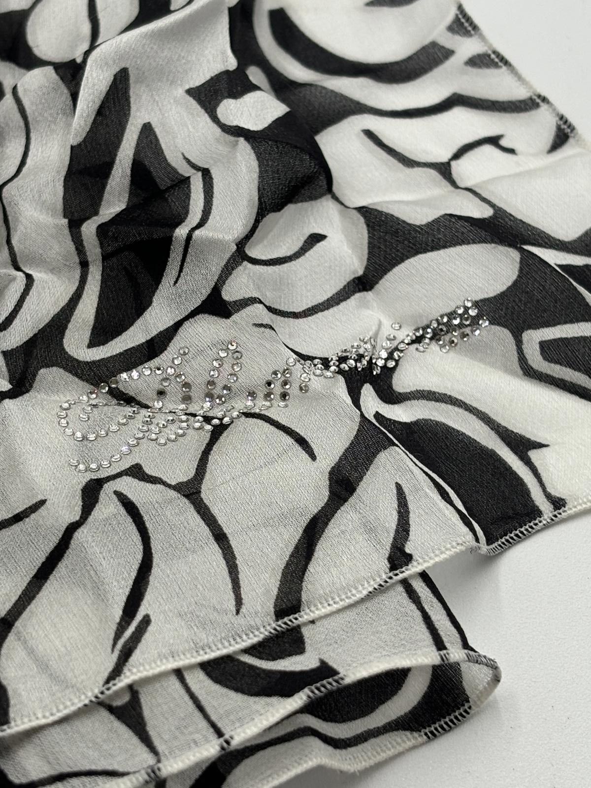Designer Blumarine 100% Silk Scarf Women's Size ONE SIZE - 6 Thumbnail