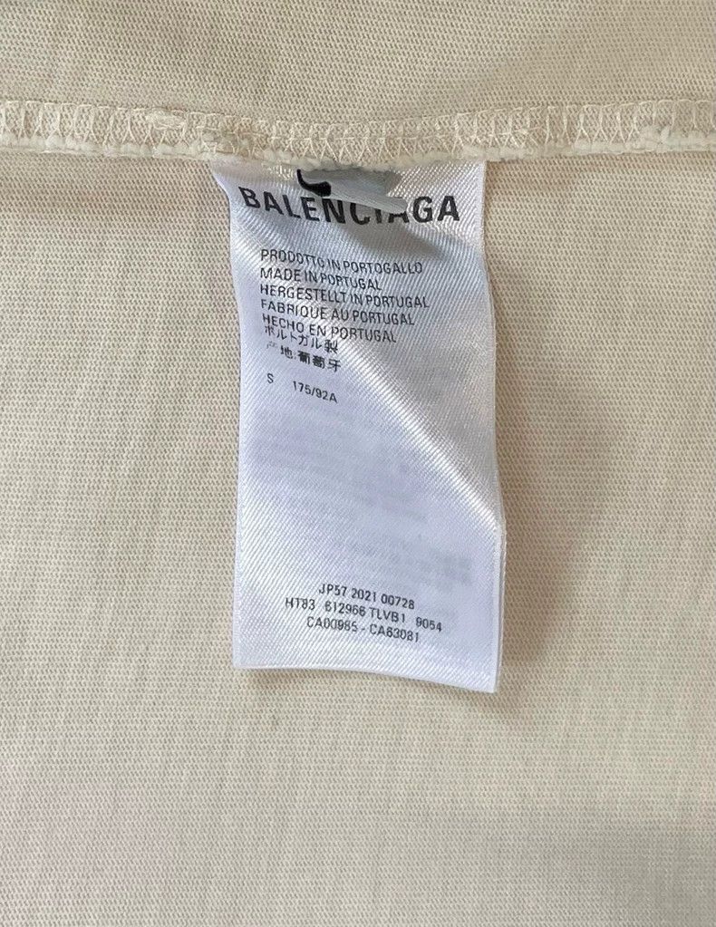 Balenciaga Balenciaga Vintage Plain Short Sleeve T-Shirt Size US S / EU 44-46 / 1 - 5 Thumbnail