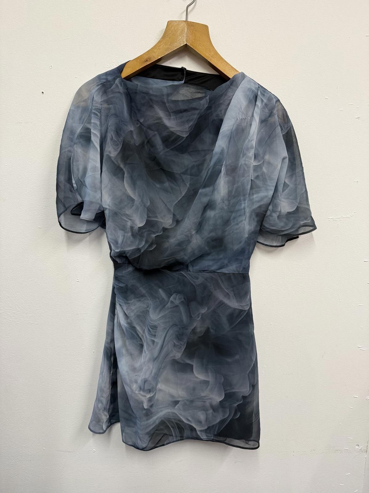 Other ASOS DESIGN Smoke Print Puff Sleeve Mini Dress UK 6 Size XS / US 0-2 / IT 36-38 - 1 Thumbnail