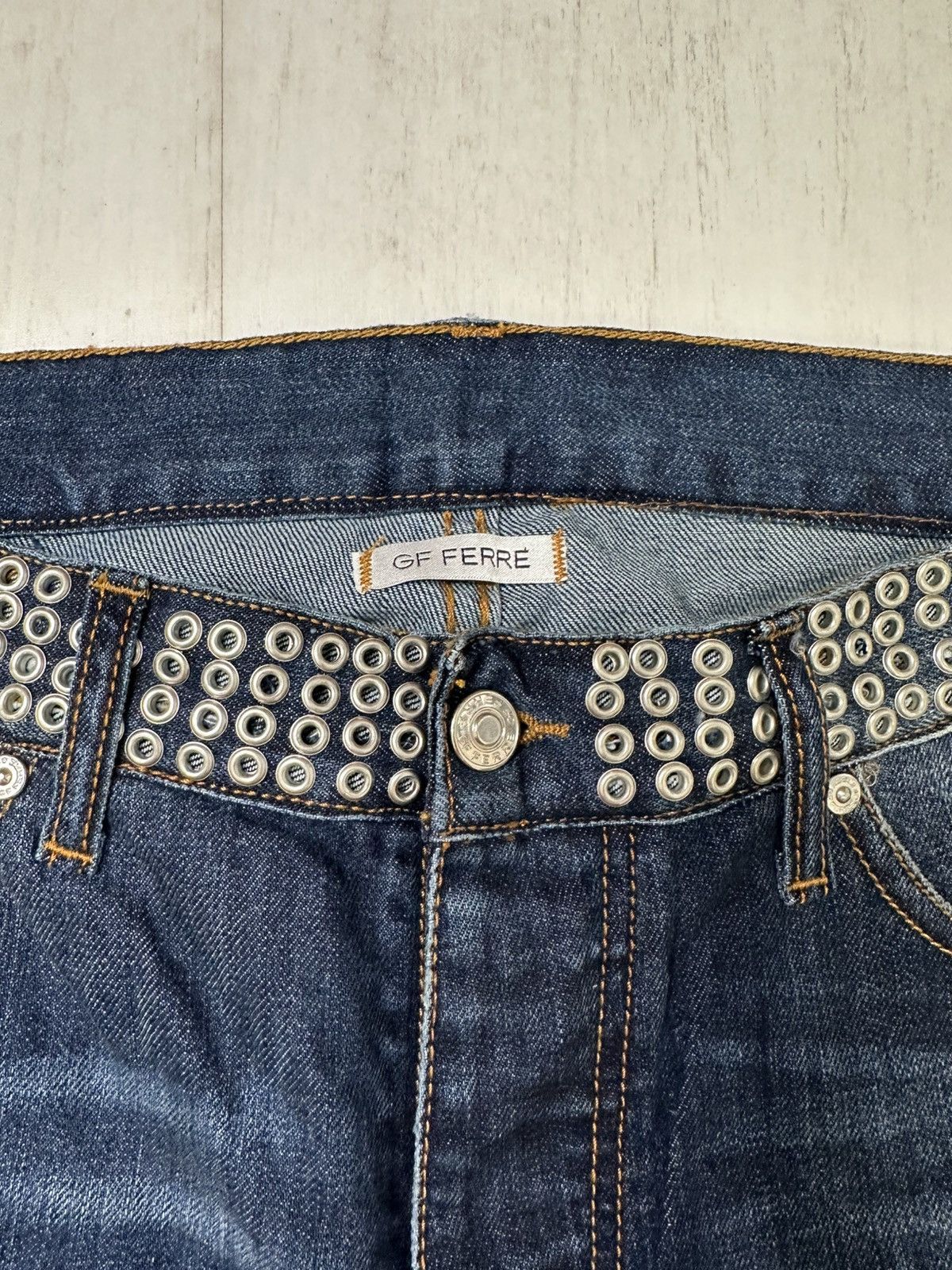 Gianfranco Ferre Gianfranco Ferre studded jeans y2k Size US 33 - 5 Thumbnail