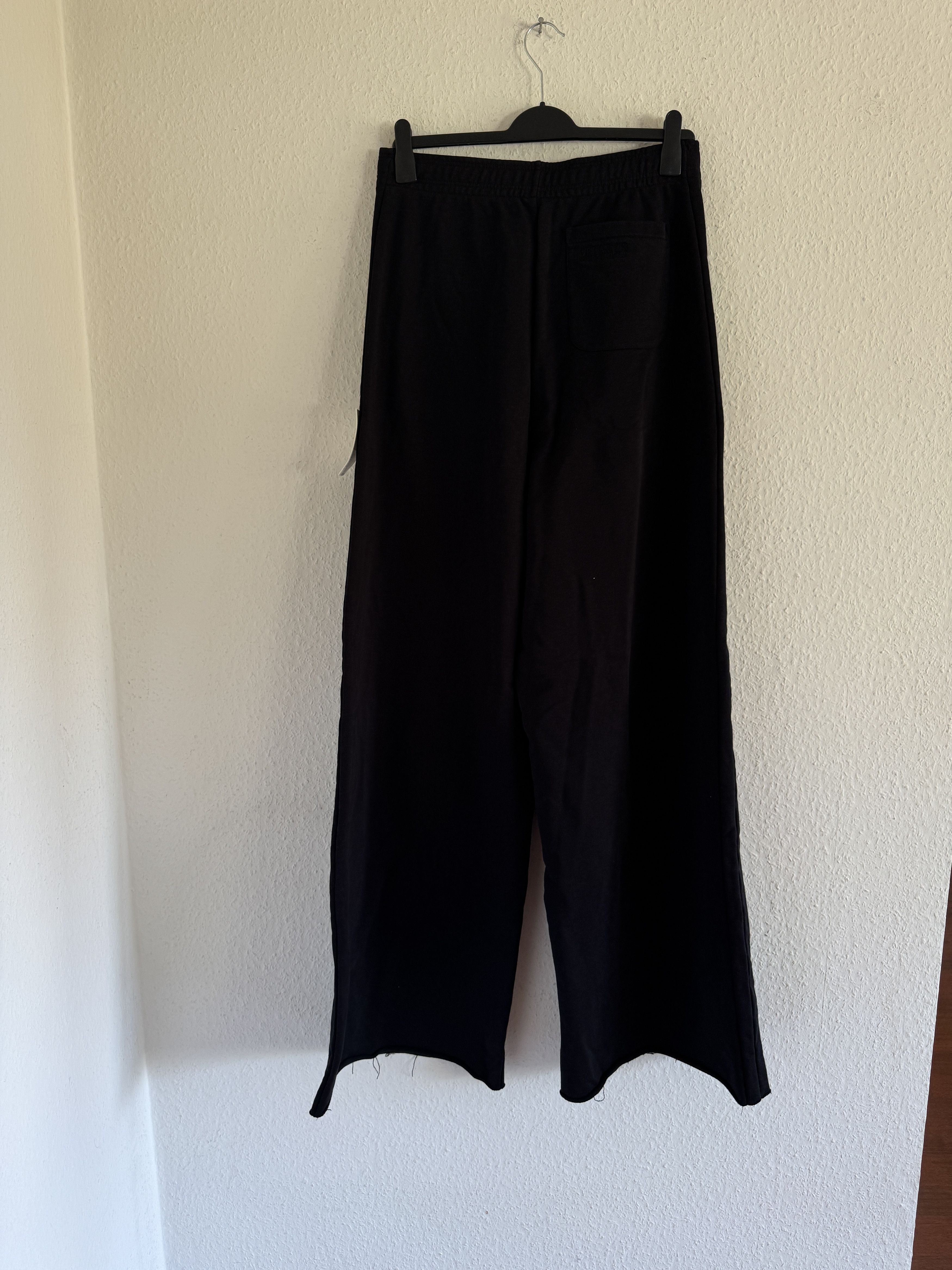 Vetements Wide Leg Panelled Cotton Blend Jersey Sweatpants Size US 30 / EU 46 - 13 Thumbnail