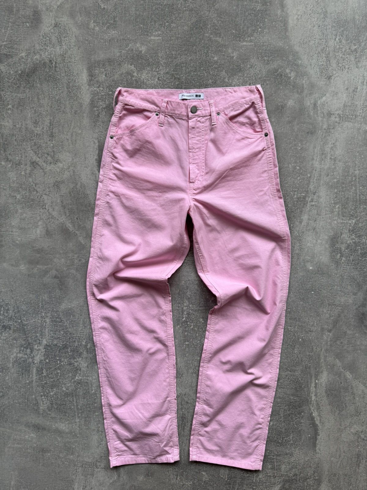 JW Anderson × Uniqlo JW Anderson X Uniqlo Pink Baggy Pants Size 27" / US 4 / IT 40 - 2 Thumbnail