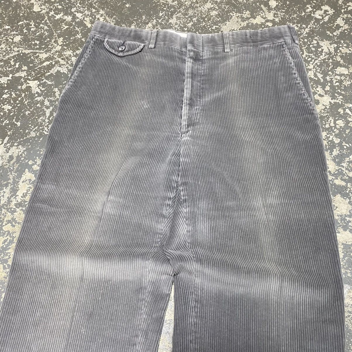 Lands' End Vintage Lands End Thick Corduroy Grey Baggy Y2k Pants Size US 34 / EU 50 - 10 Thumbnail